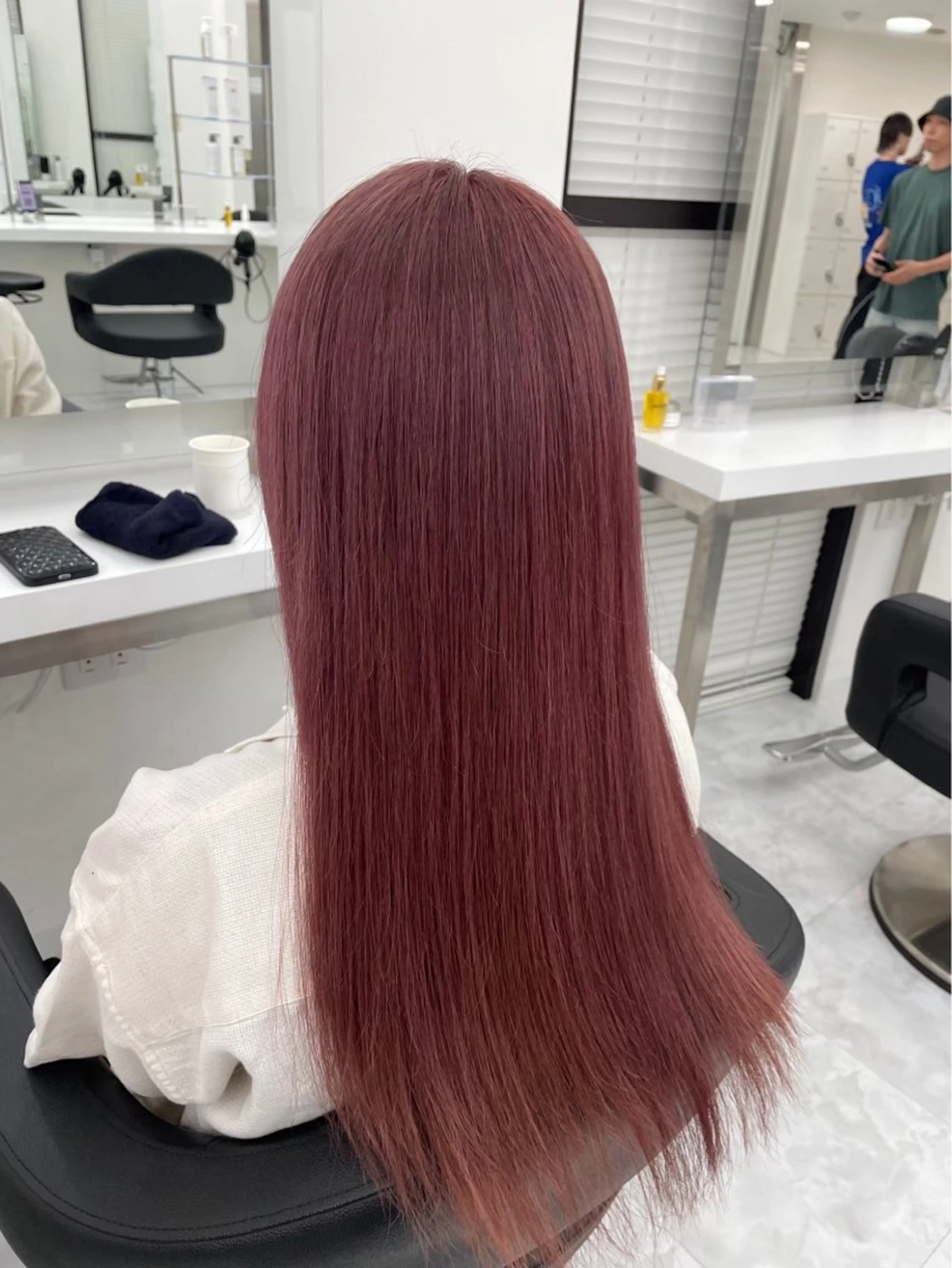 ロング カラー kazuki🍑韓国 トレンド暖色🫗のヘアスタイル