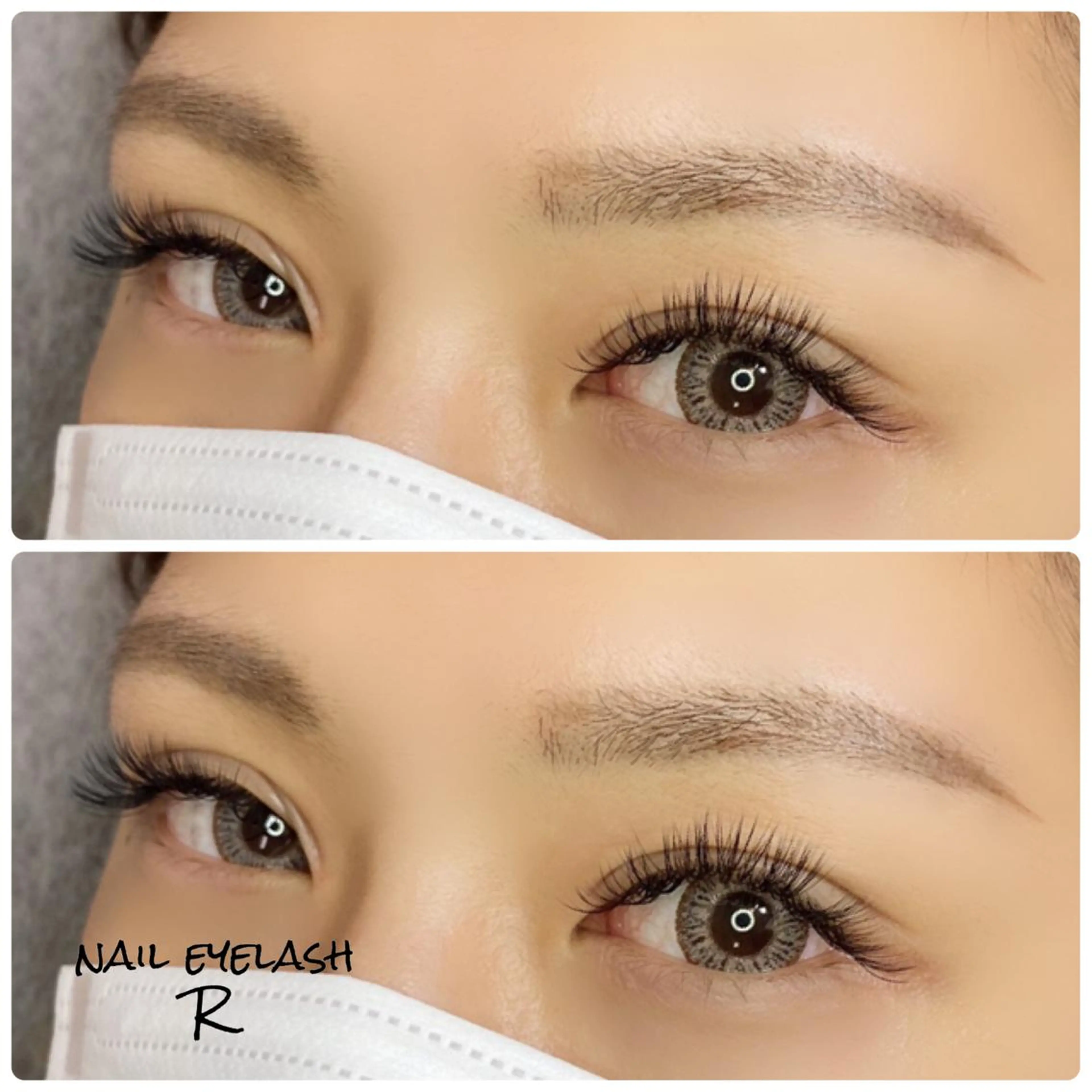 マツエク・マツパ 束感まつ毛 ボリュームラッシュ eyelash R𓇼eri🐈️のマツエク・マツパデザイン