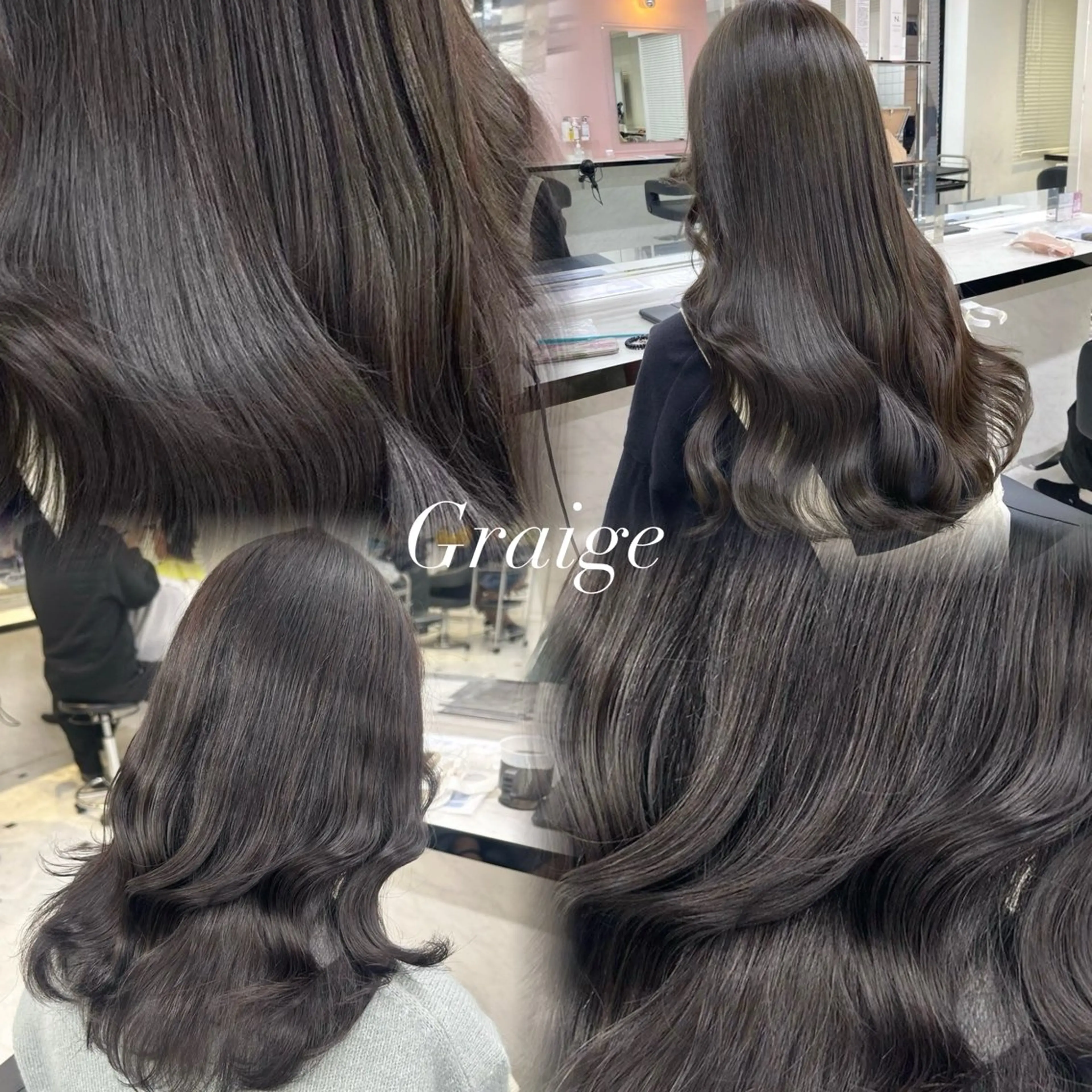 ミディアム 大人っぽ中韓レディ ヘア🤍MAOのヘアスタイル