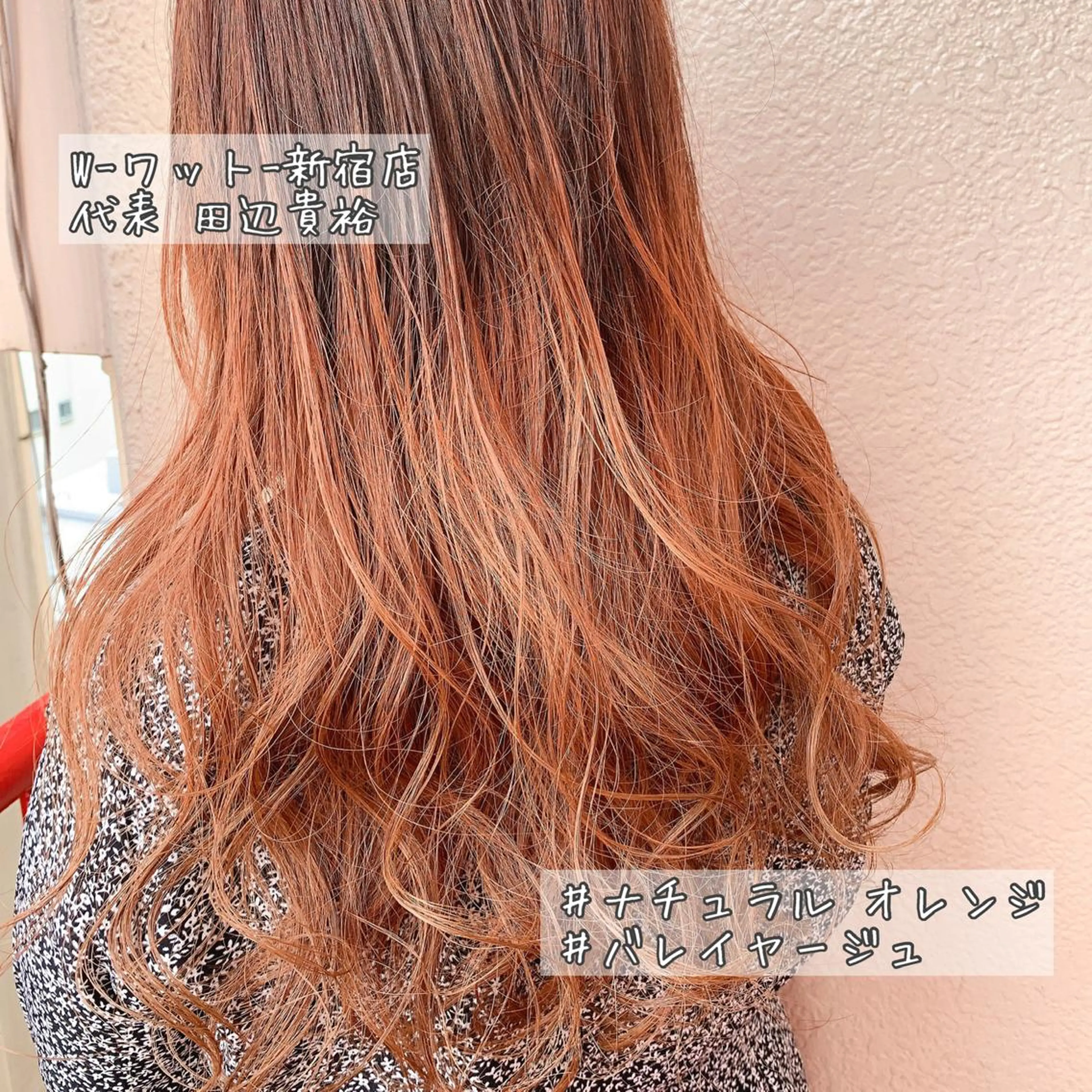 ロング カラー アディクシーカラー アクアカラー ブリーチ ダブルカラー エドルカラー 🫧代表/新宿駅近/ 限定価格🫧田辺貴裕のヘアスタイル