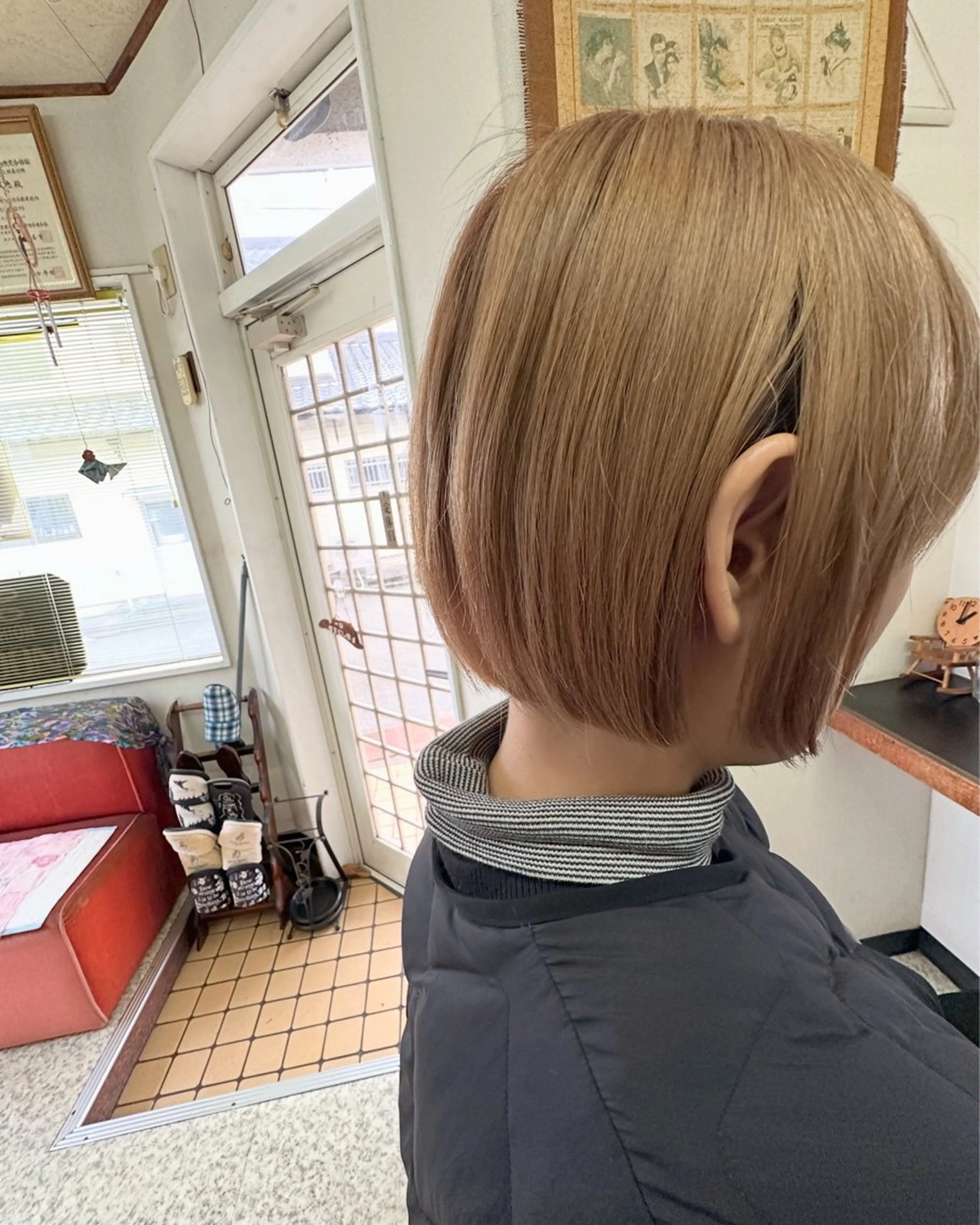 ショート カット ヘアカラー トリートメント 中島 剛のヘアスタイル