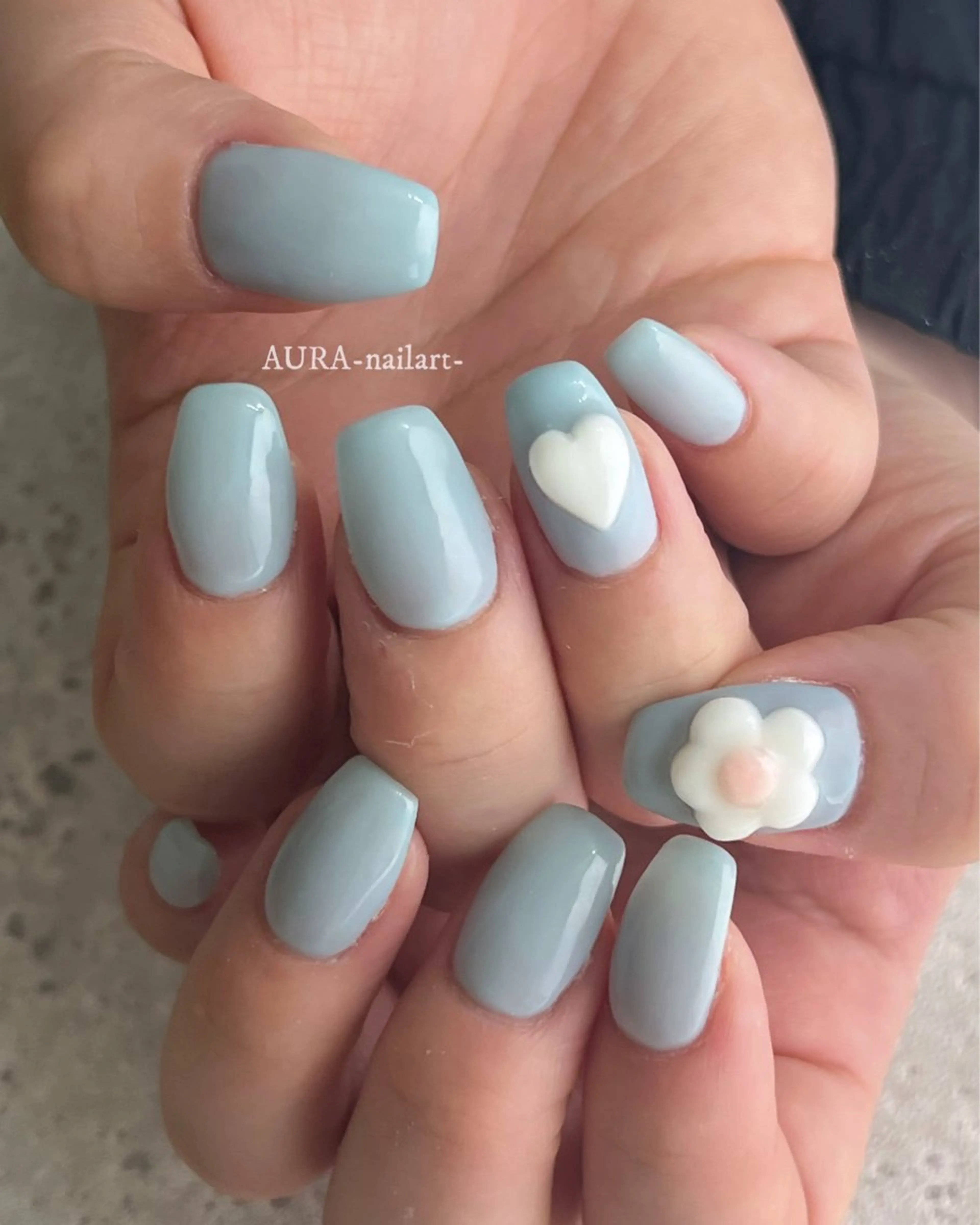 ネイル ハンドネイル フットネイル AURA nailartのネイルデザイン