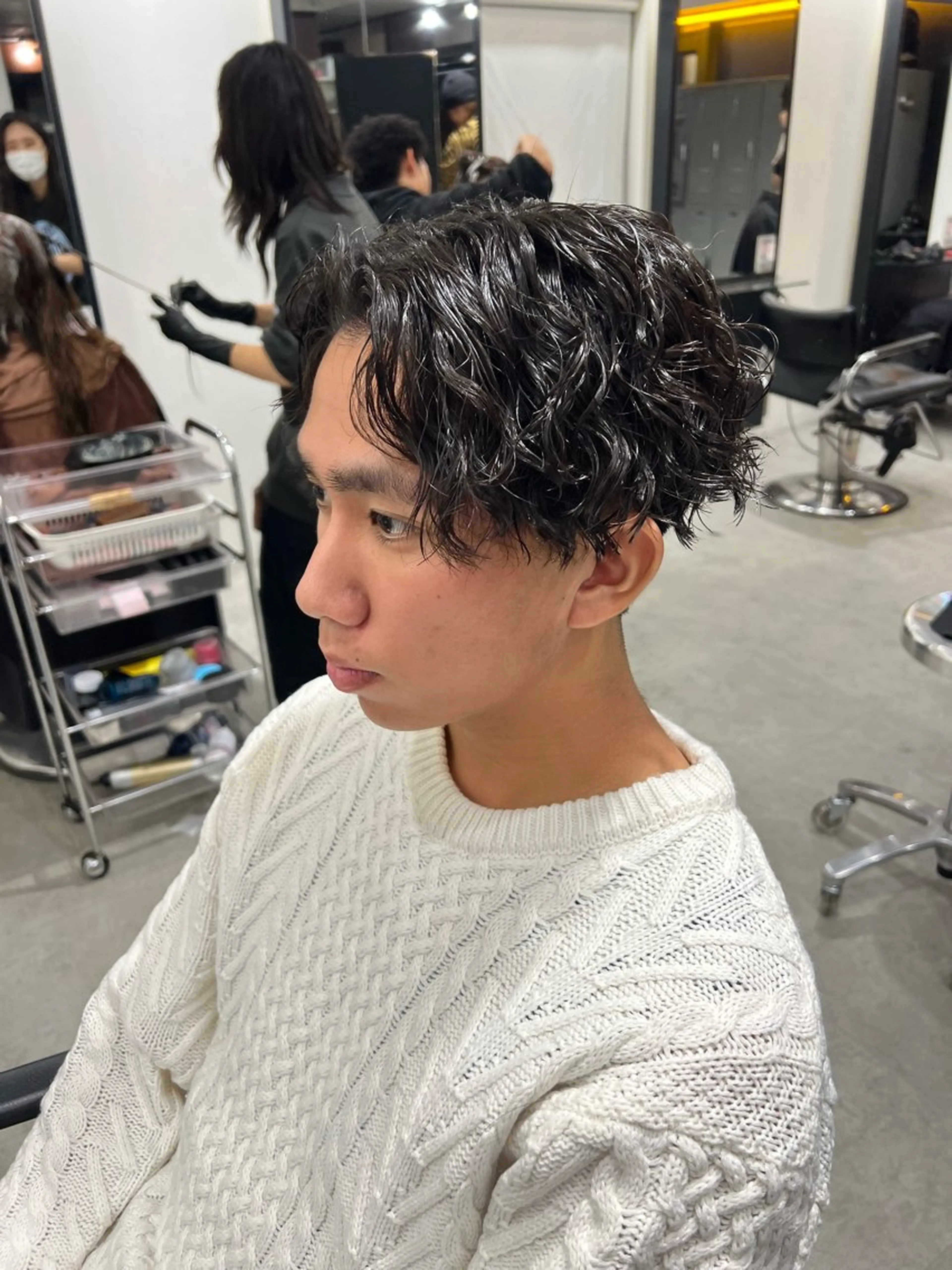 パーマ メンズ fifth神宮前 HIN★T★のヘアスタイル