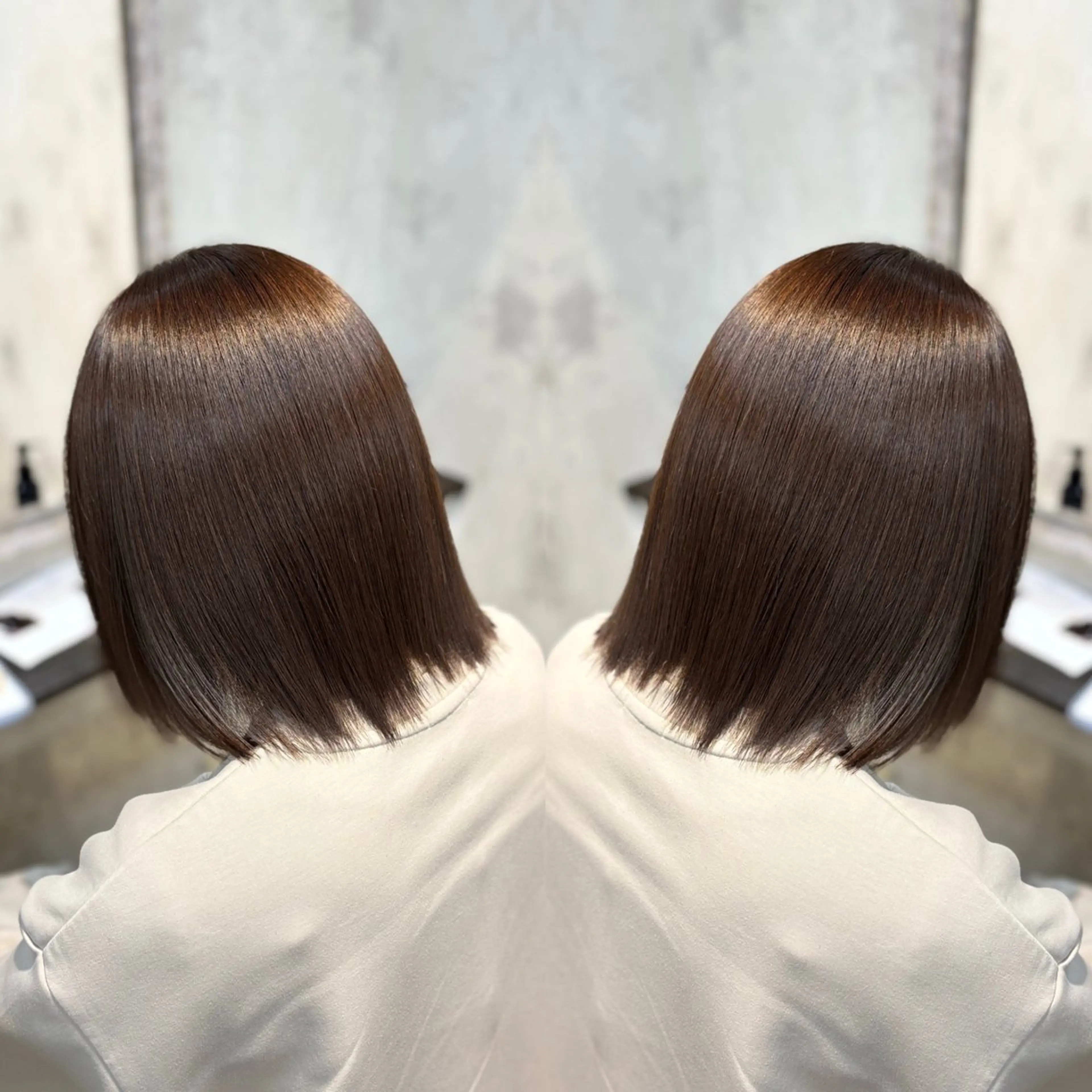 ミディアム ✨️縮毛矯正✨️ 髪質改善✨️カノンのヘアスタイル