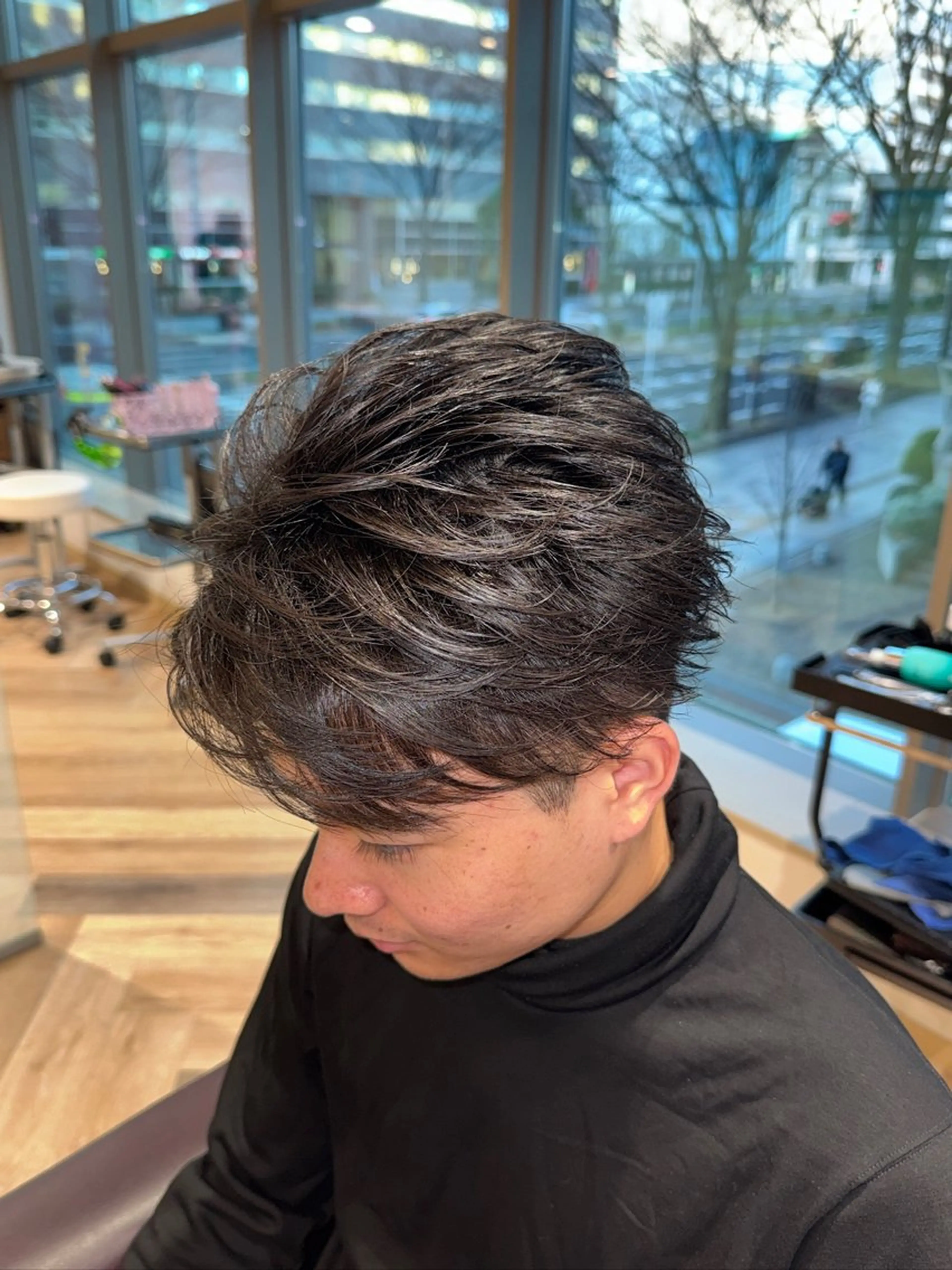 ショート メンズ メンズ特化/ センターパート/八谷のヘアスタイル