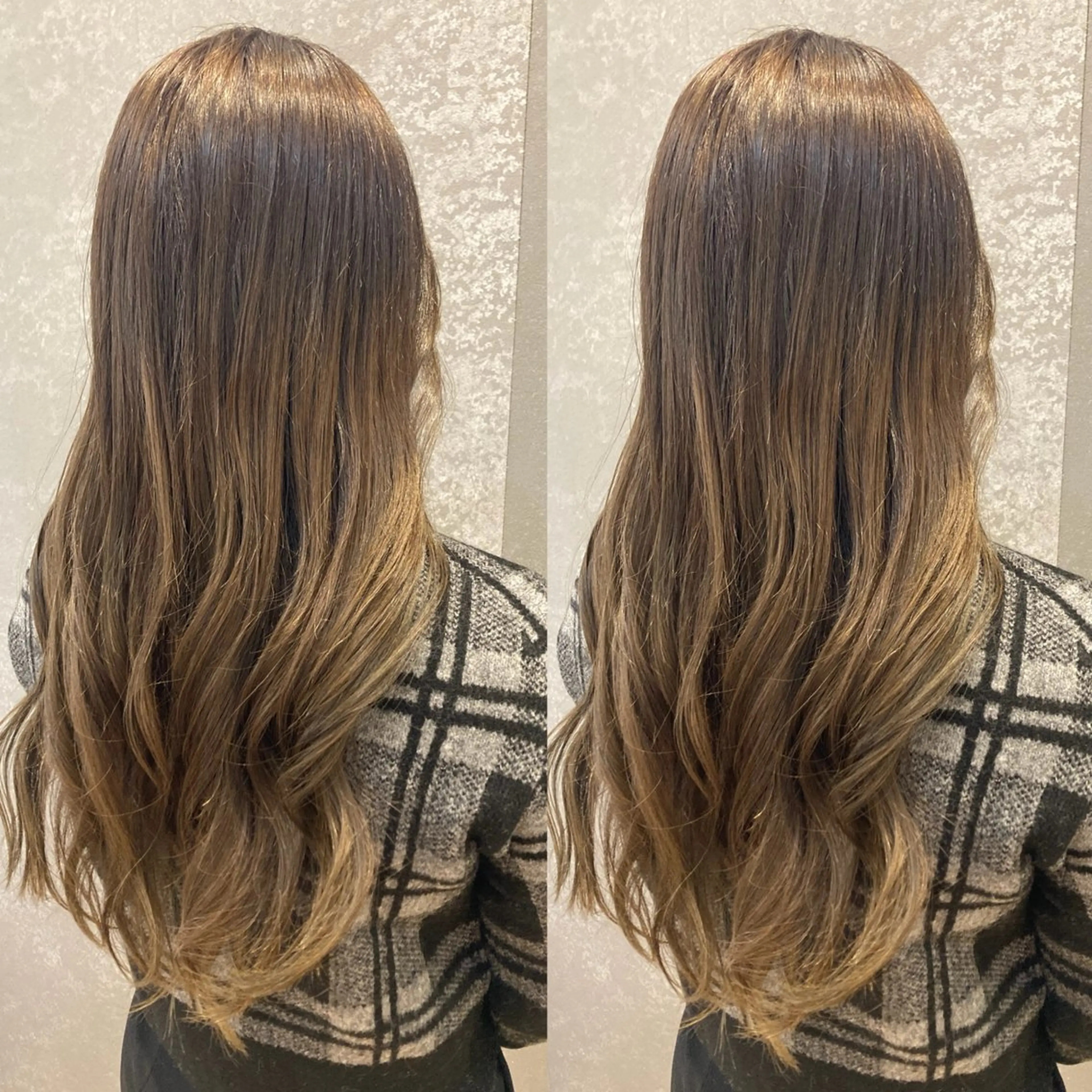 ロング カラー schon所属・み うのヘアスタイル