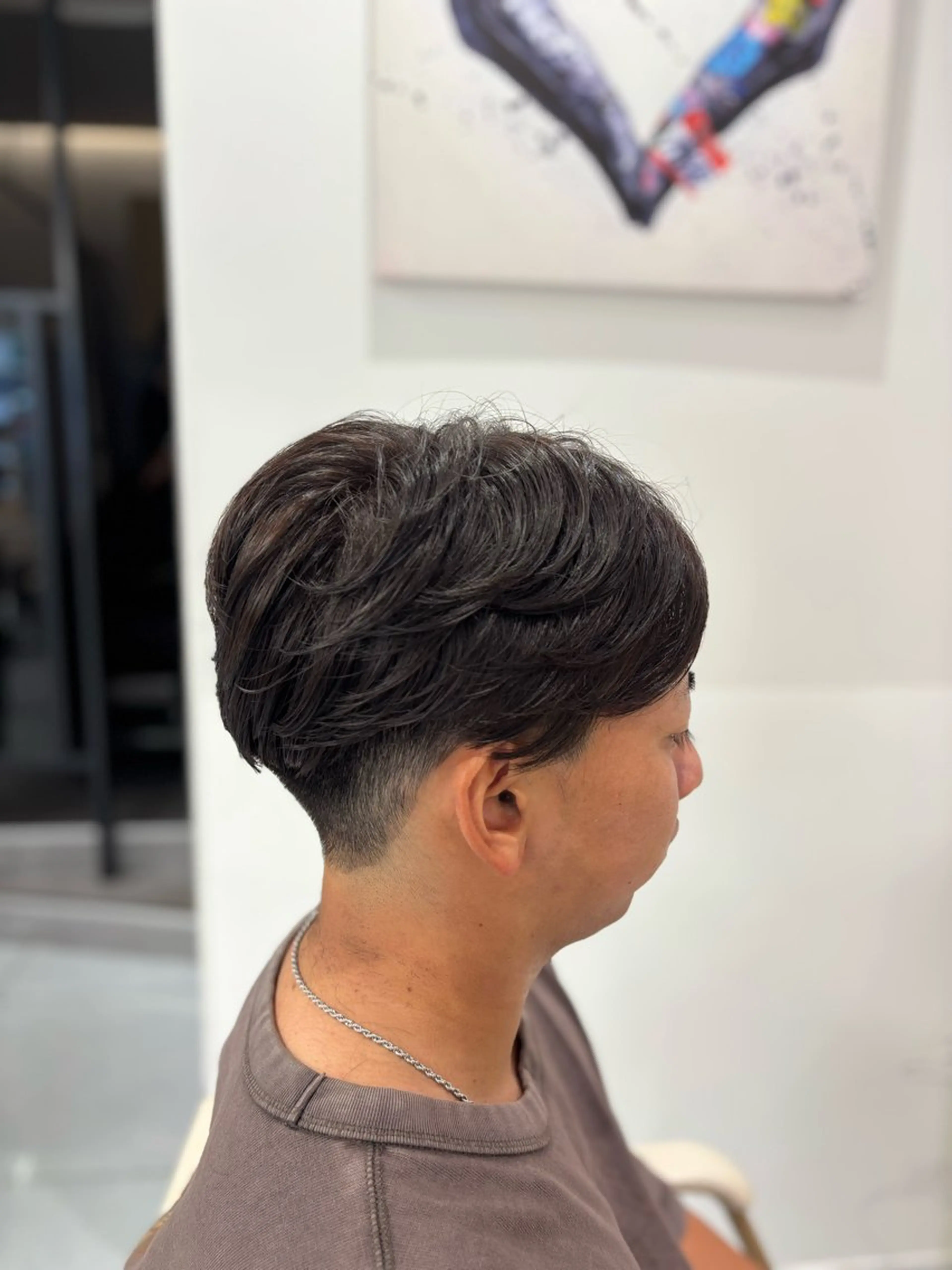 ショート パーマ メンズ カット パーマ メンズ特化韓国風 パーマスタイル/りんのヘアスタイル