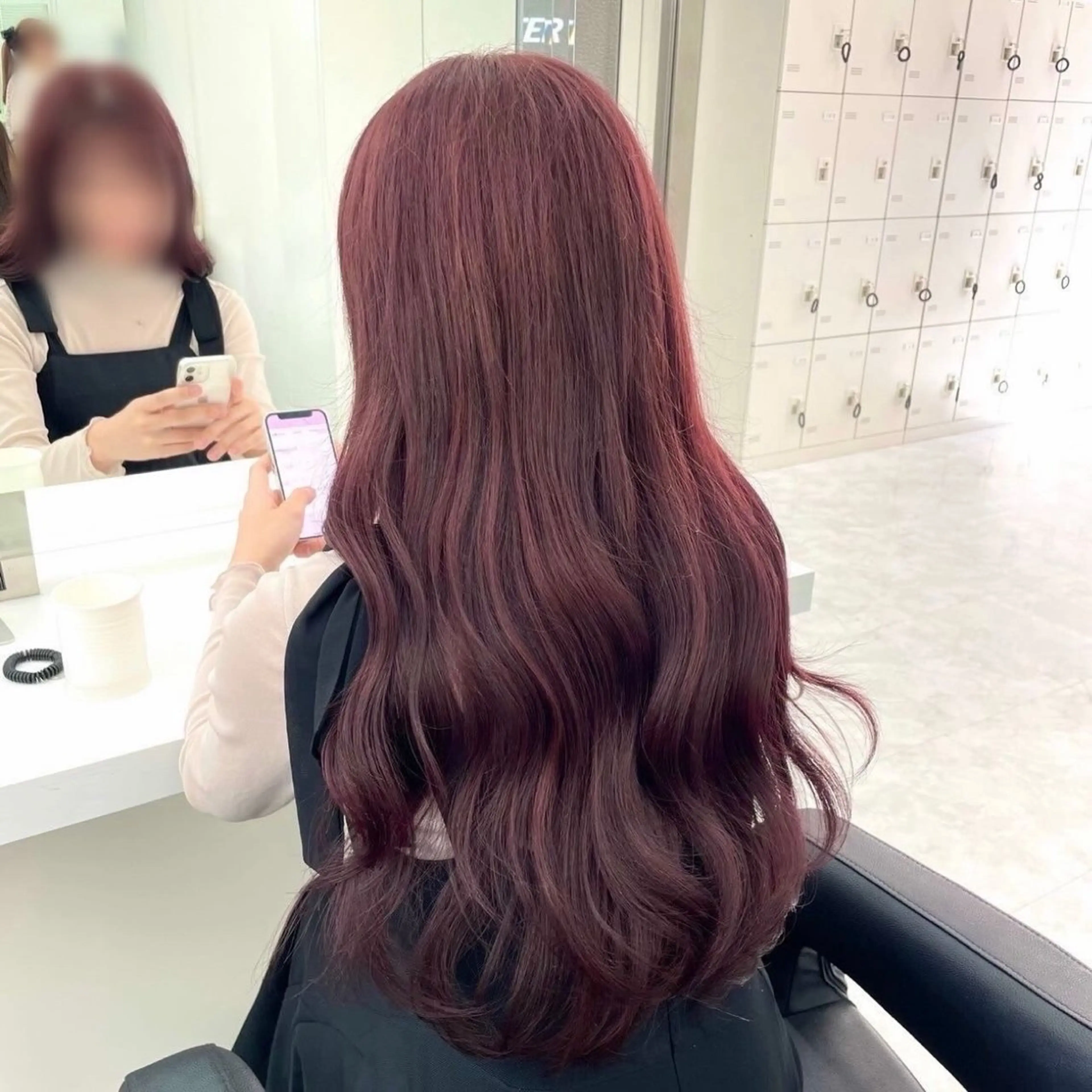 ロング カラー ヘアカラー トリートメント 暖色ガーリーヘア🎀 MEARI🩰のヘアスタイル