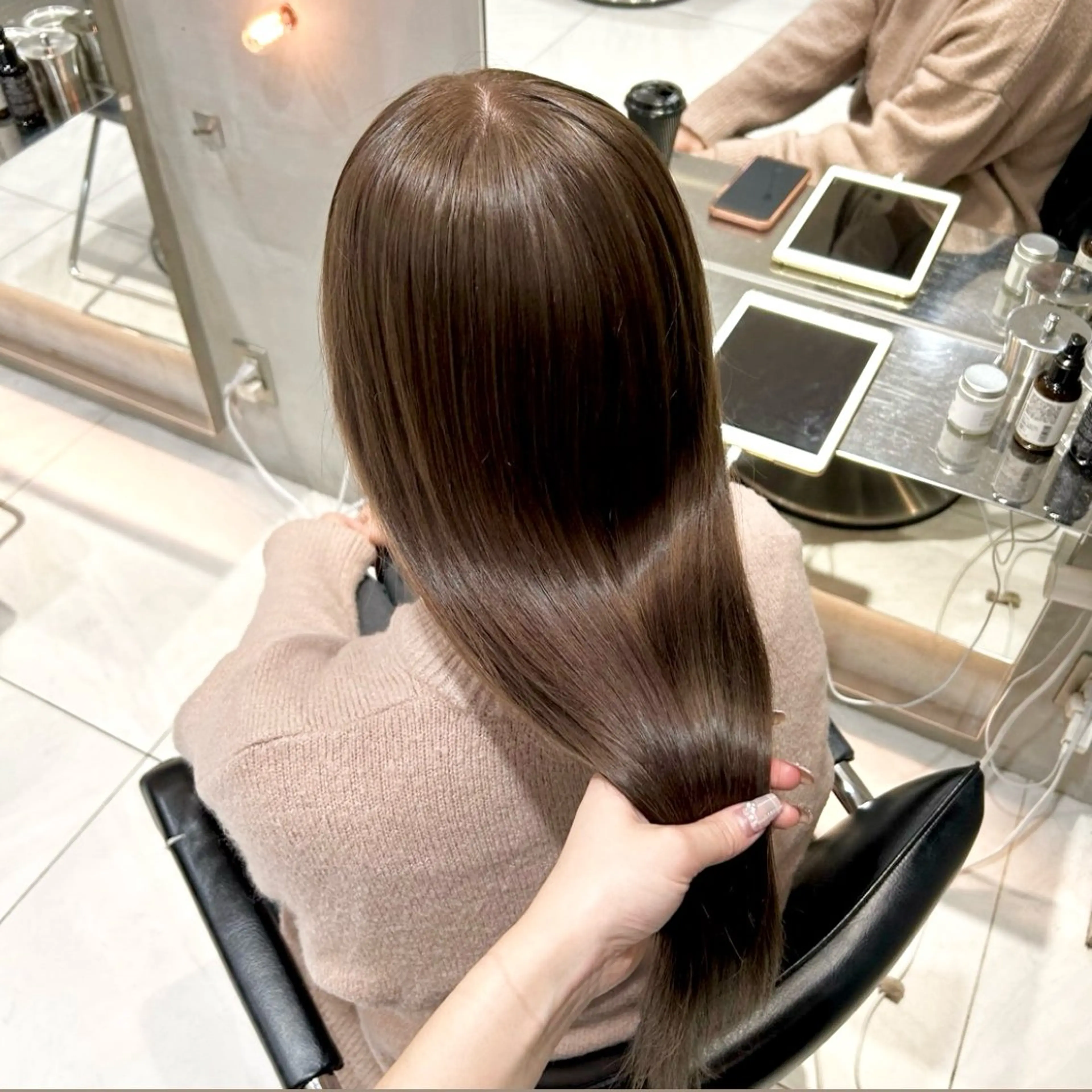 《🤍19時からの限定価格🤍》ブリーチなしダブルカラー✨ブリーチせず明るさや透明感のあるカラーをしたい方におすすめ🌙の写真