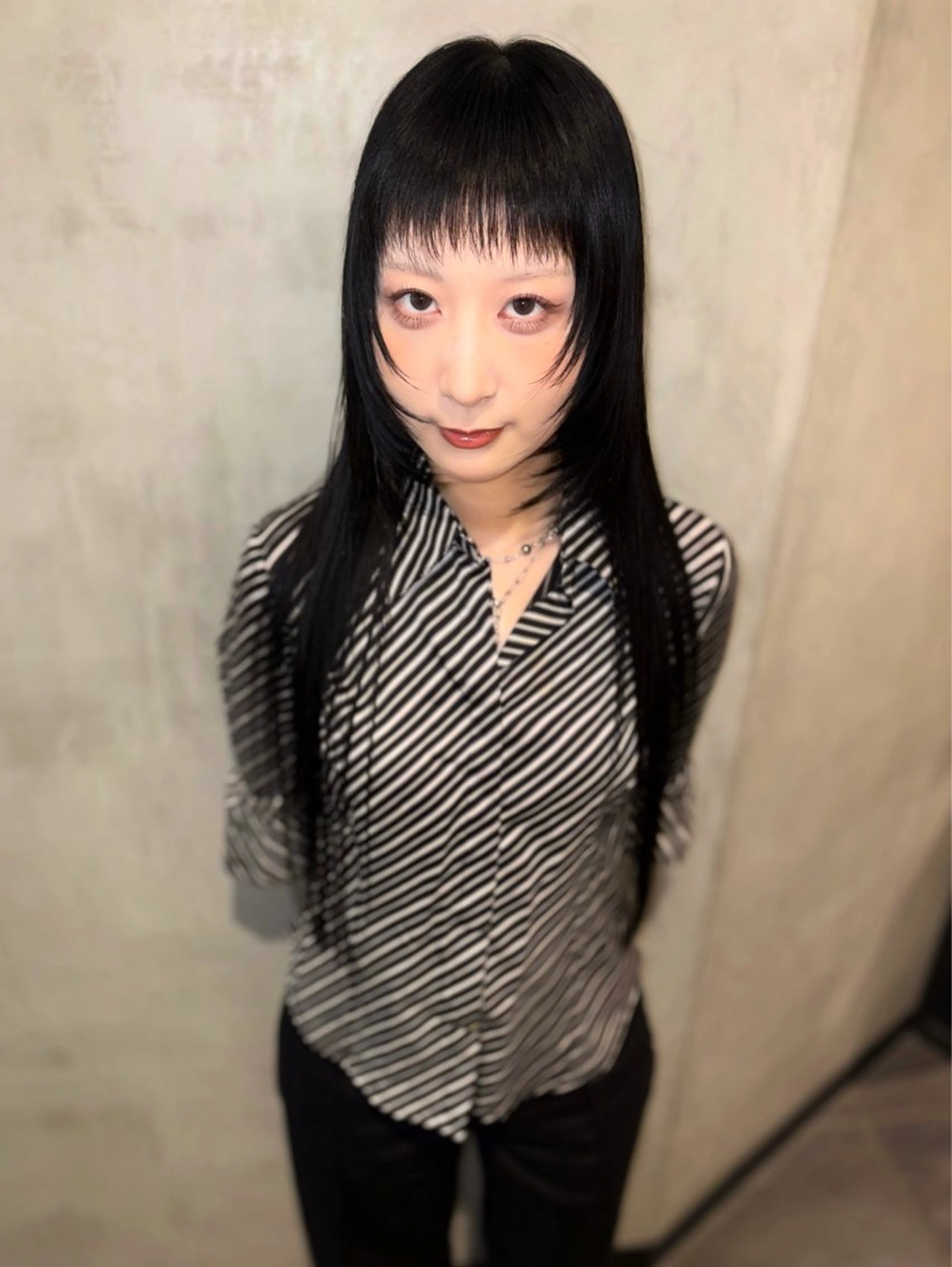 ロング カット トリートメント 優 作のヘアスタイル