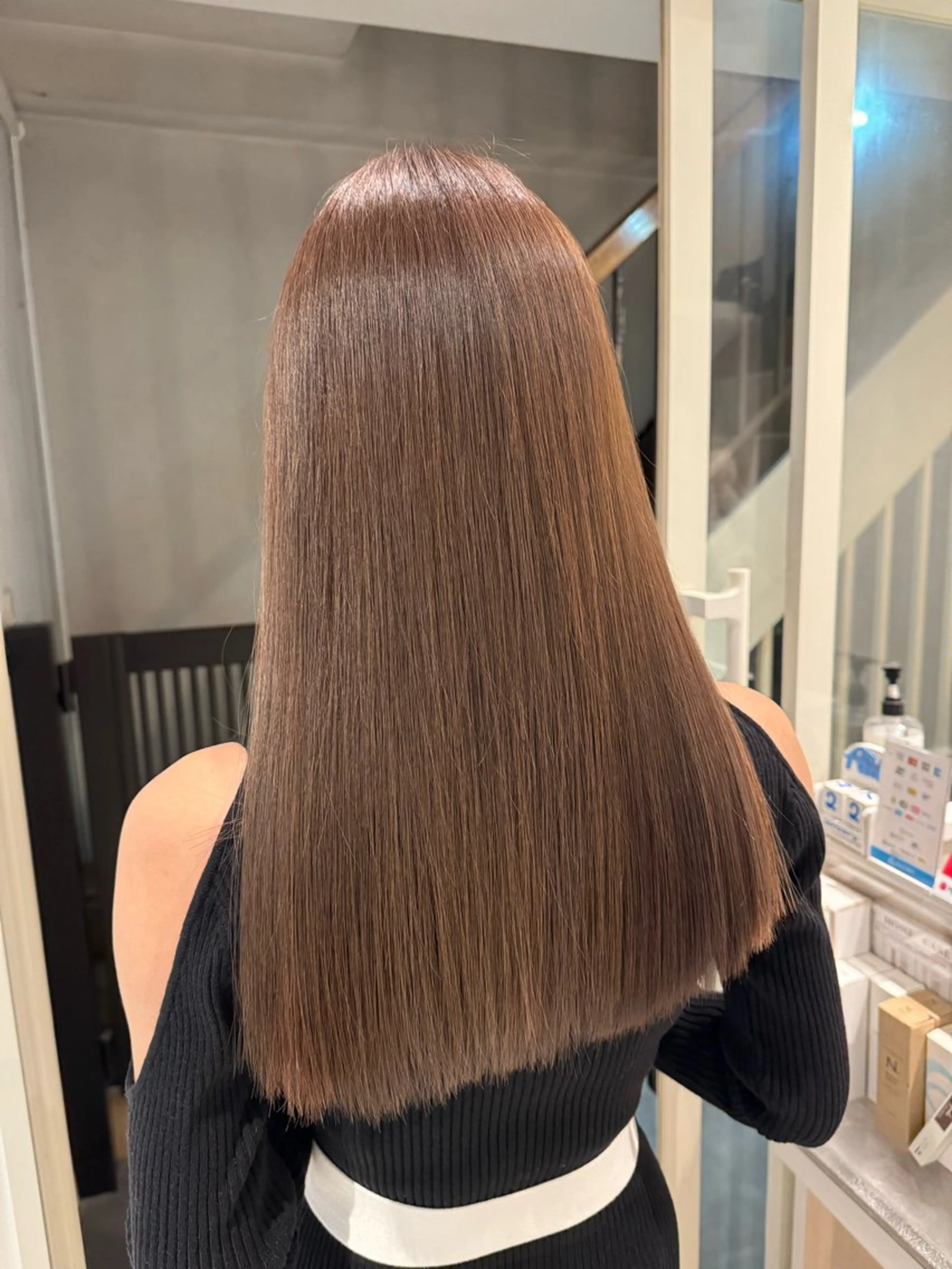 ロング カット ヘアカラー トリートメント 🌈評価No.1🌈 艶髪カラー❌エクステのヘアスタイル