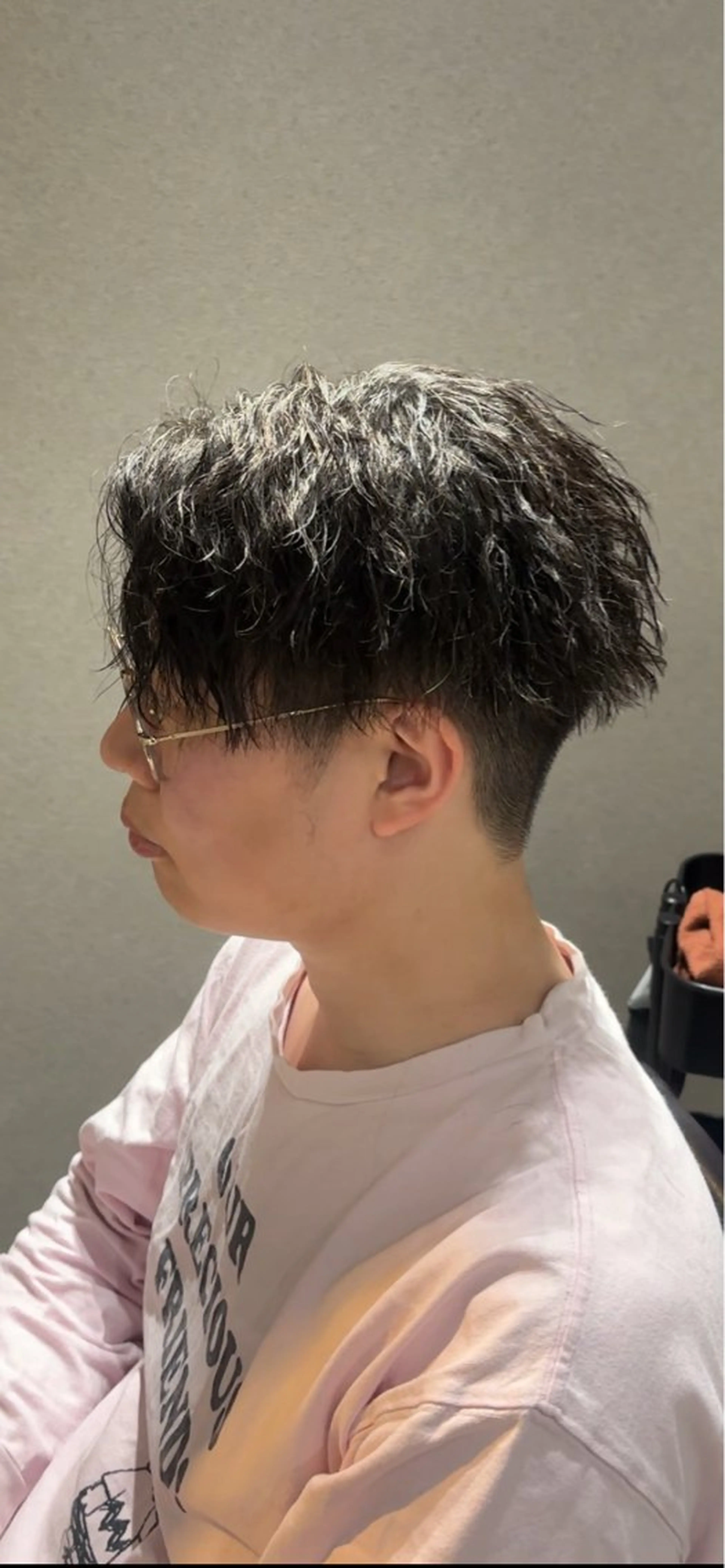 パーマ メンズ カット パーマ 心斎橋メンズ特化 高森蓮のヘアスタイル