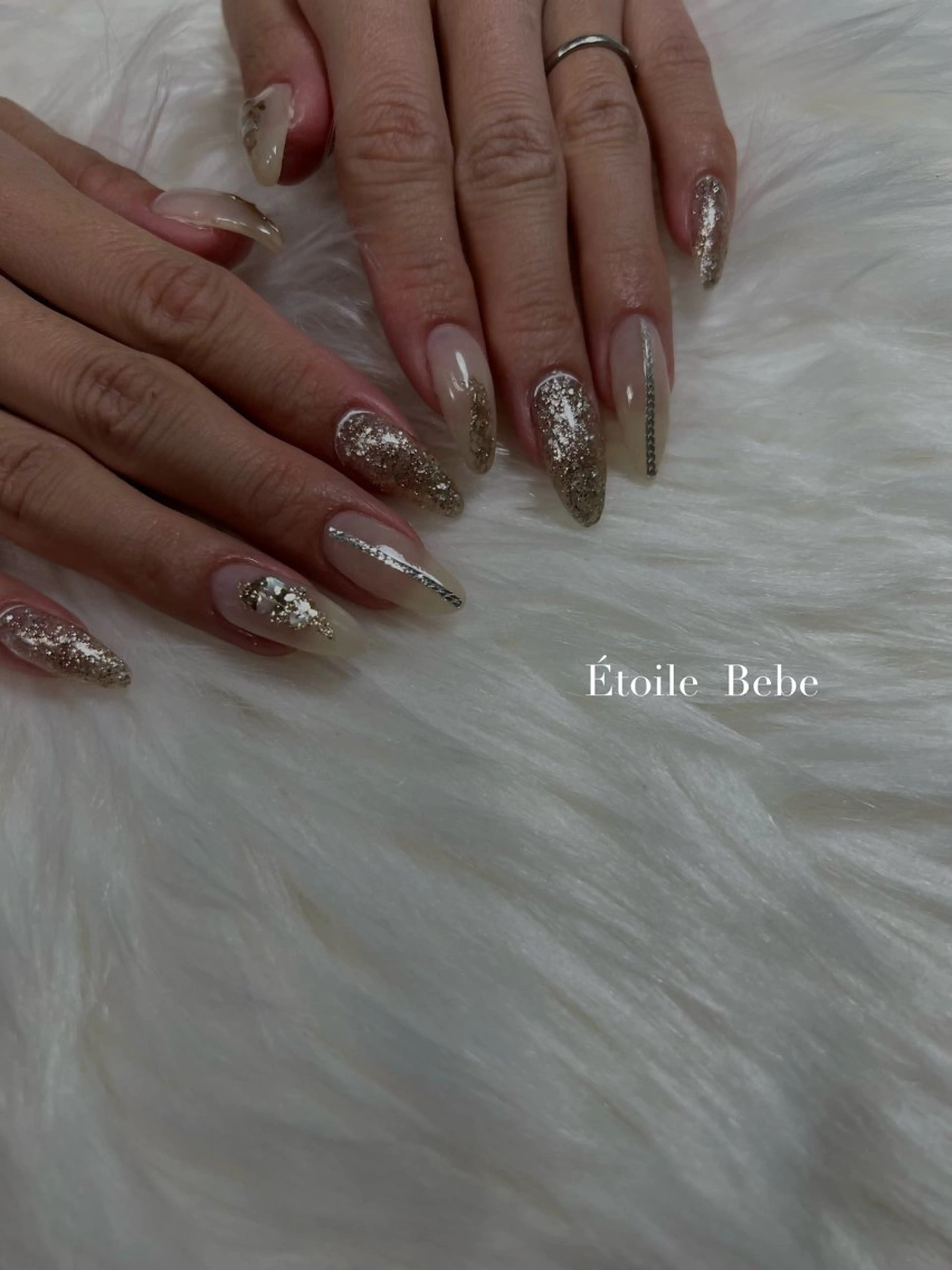 ネイル ニュアンスネイル Étoile Bebeのネイルデザイン