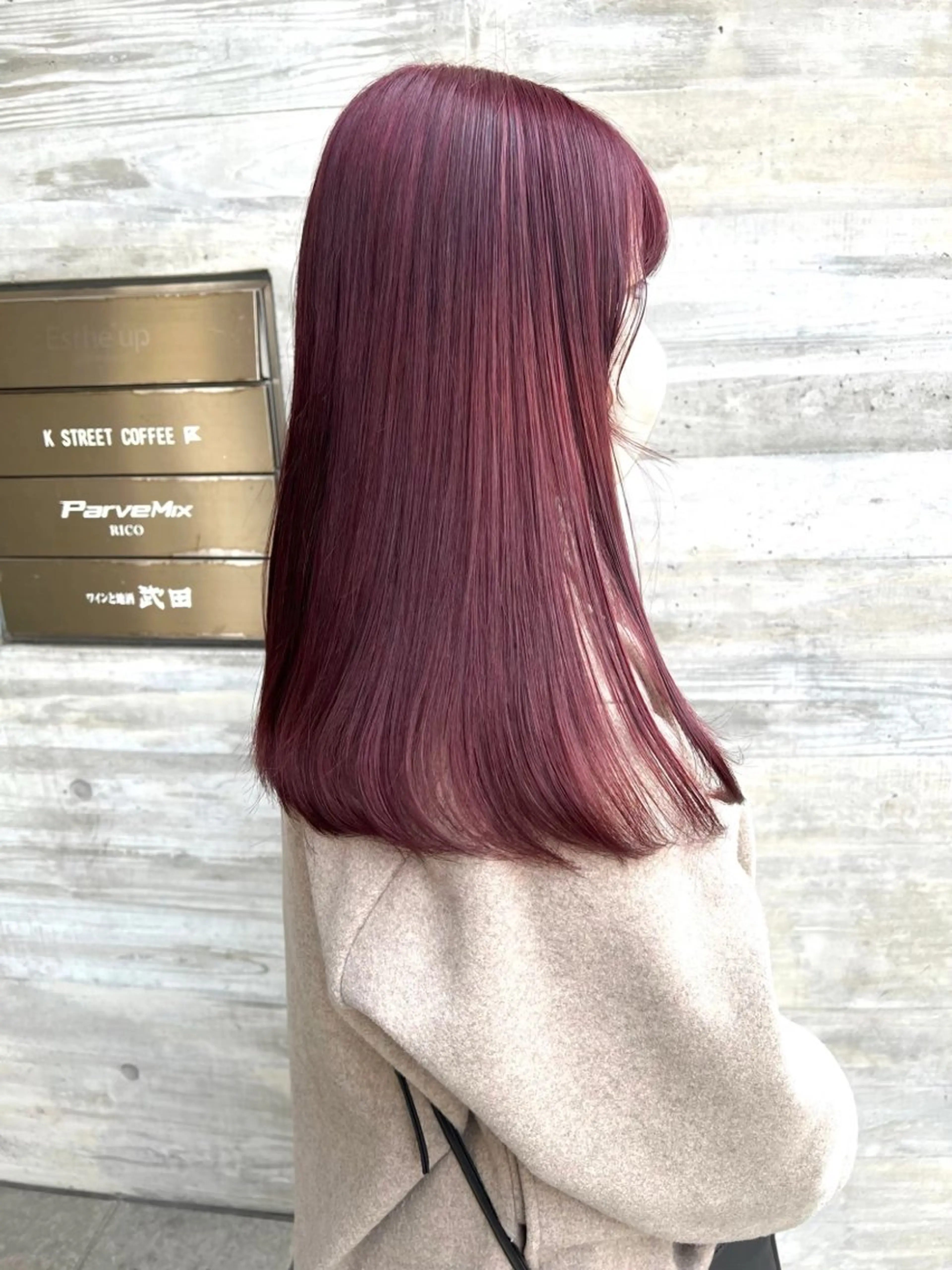 セミロング カラー ParveMix ♡白神みやびのヘアスタイル