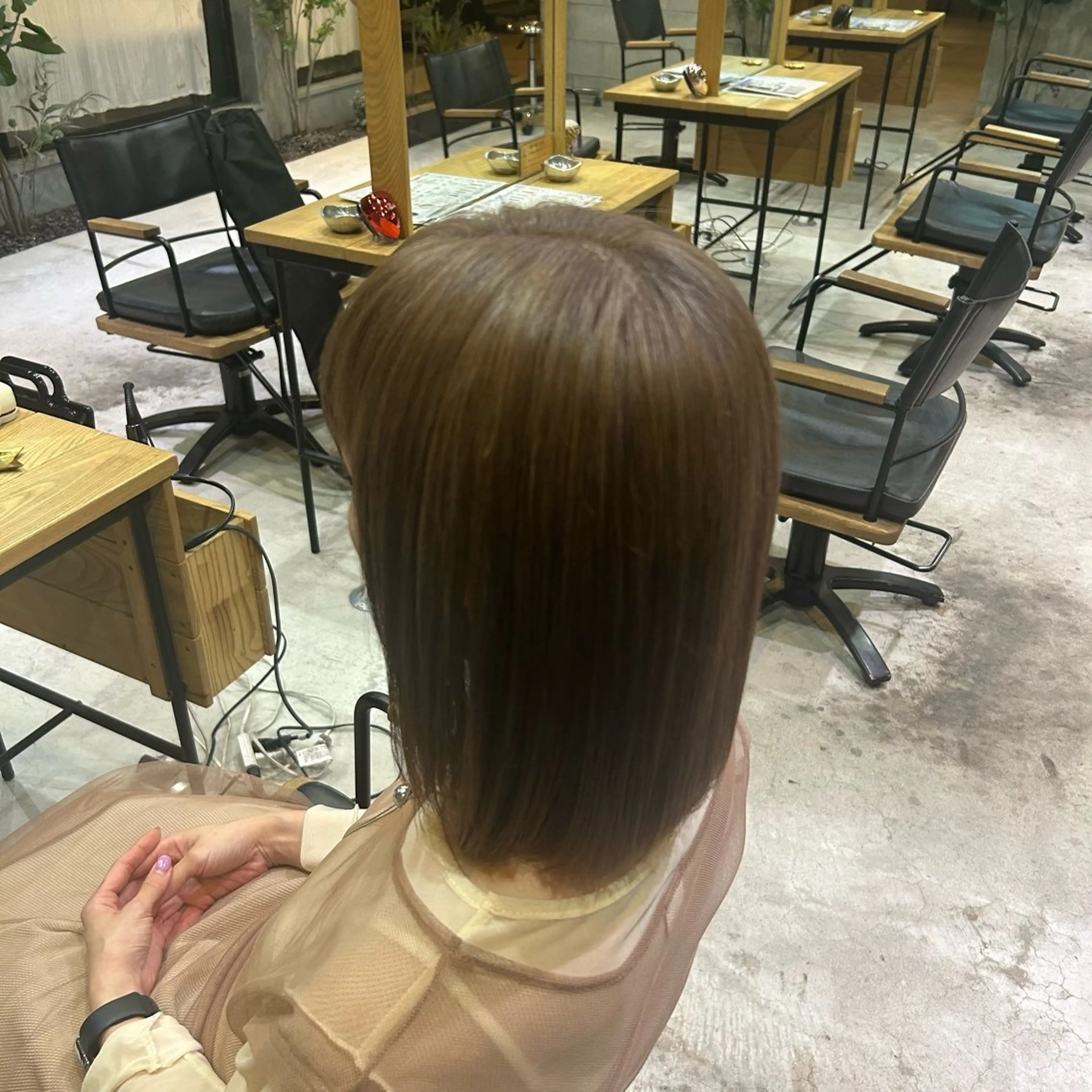ショート カラー ヘアカラー BLOCK.松岡雪水 ブリーチ/ハイライトのヘアスタイル