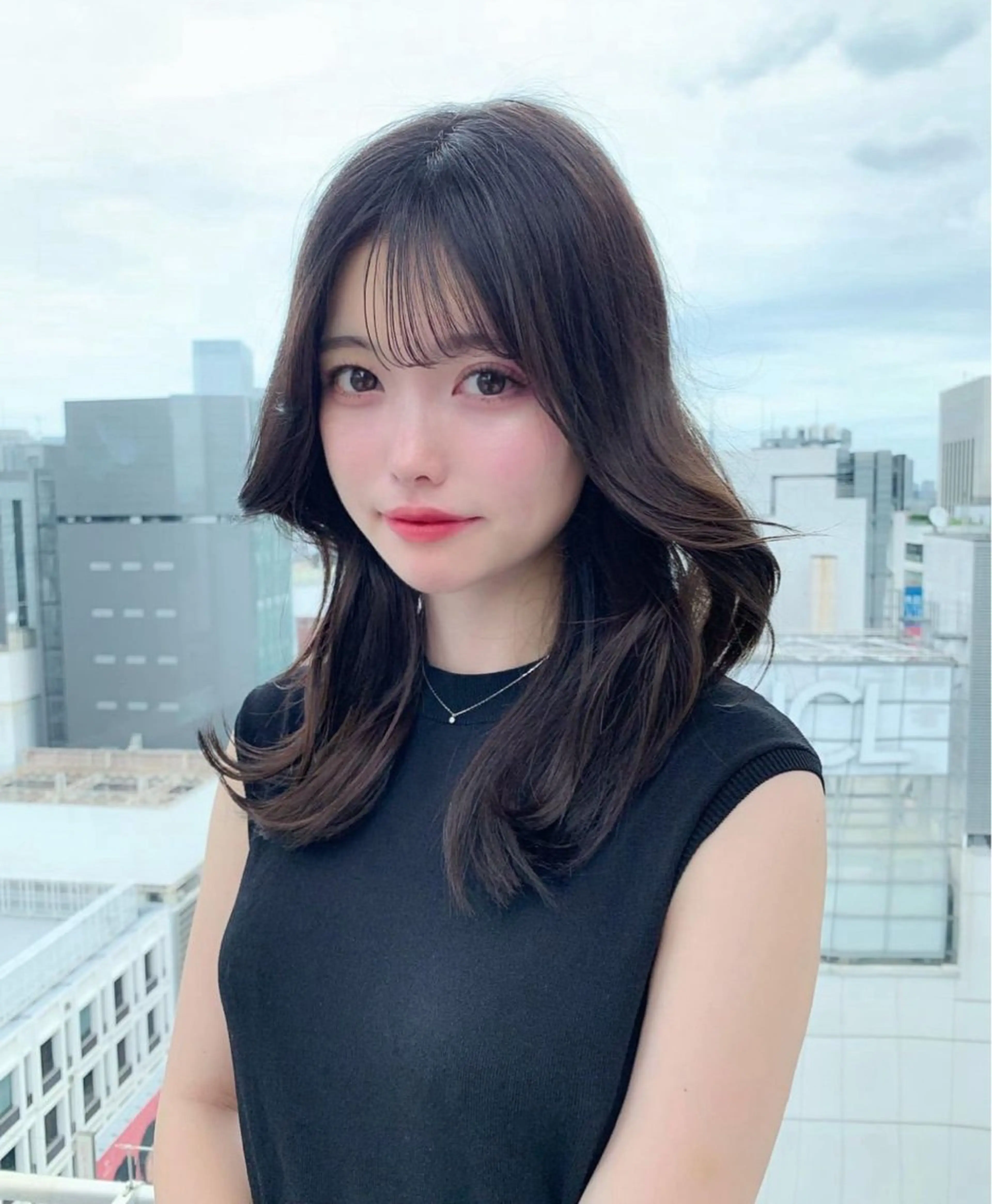 セミロング カラー COA GINZA 小野澤駿のヘアスタイル