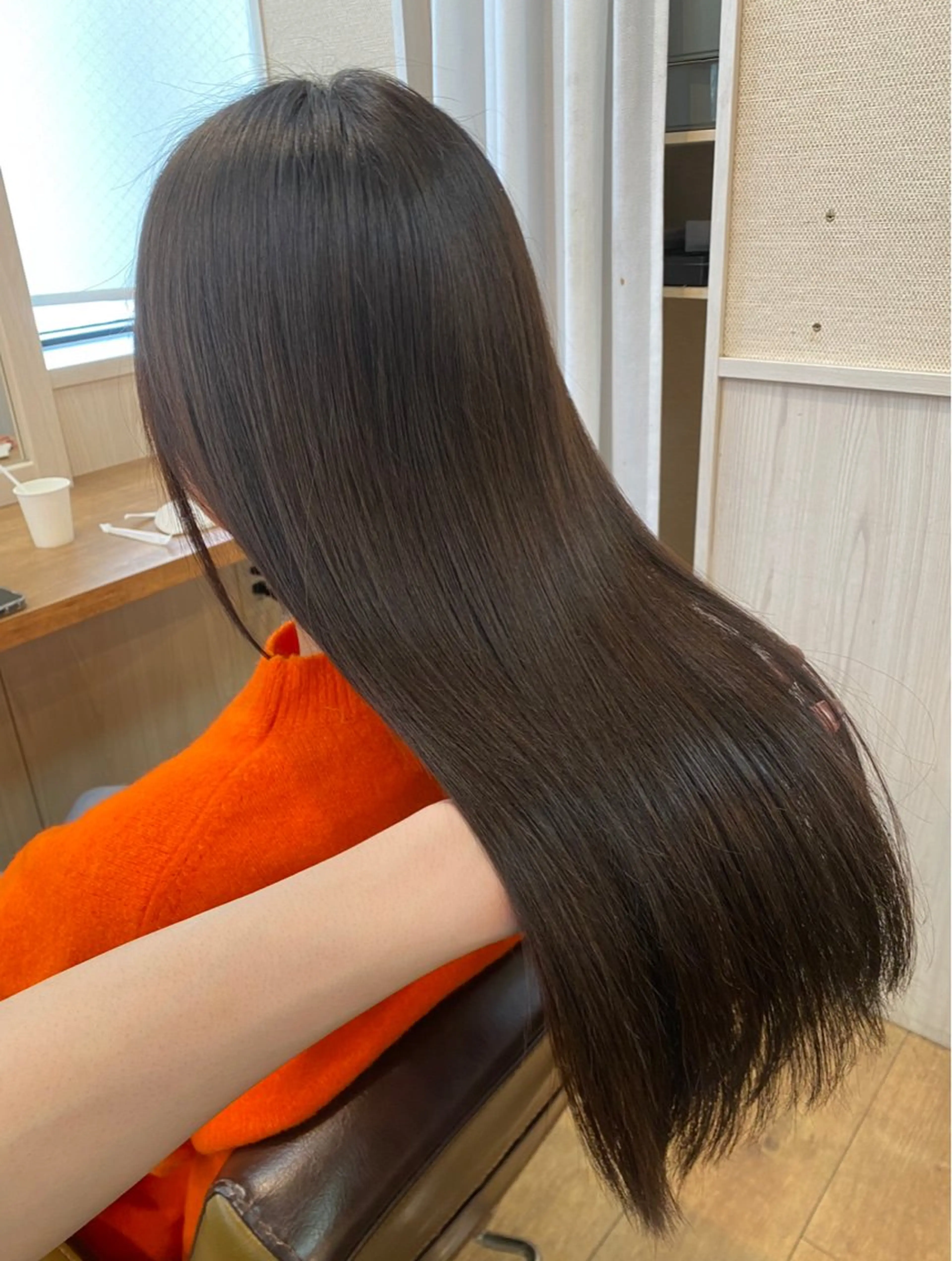 セミロング カット ヘアカラー トリートメント NUMBER 天王寺YUYAのヘアスタイル
