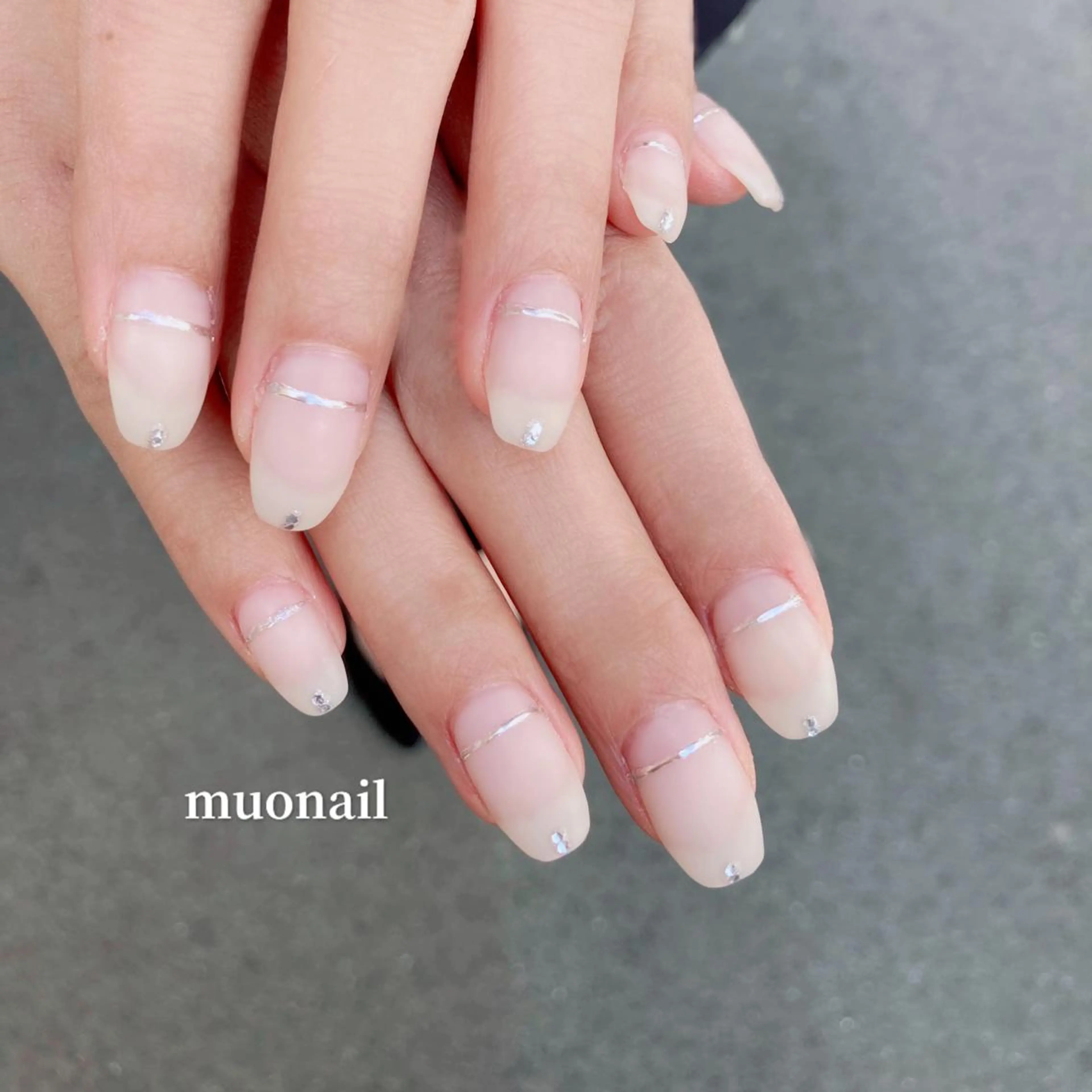 ネイル ミラーネイル Sand by muoのネイルデザイン
