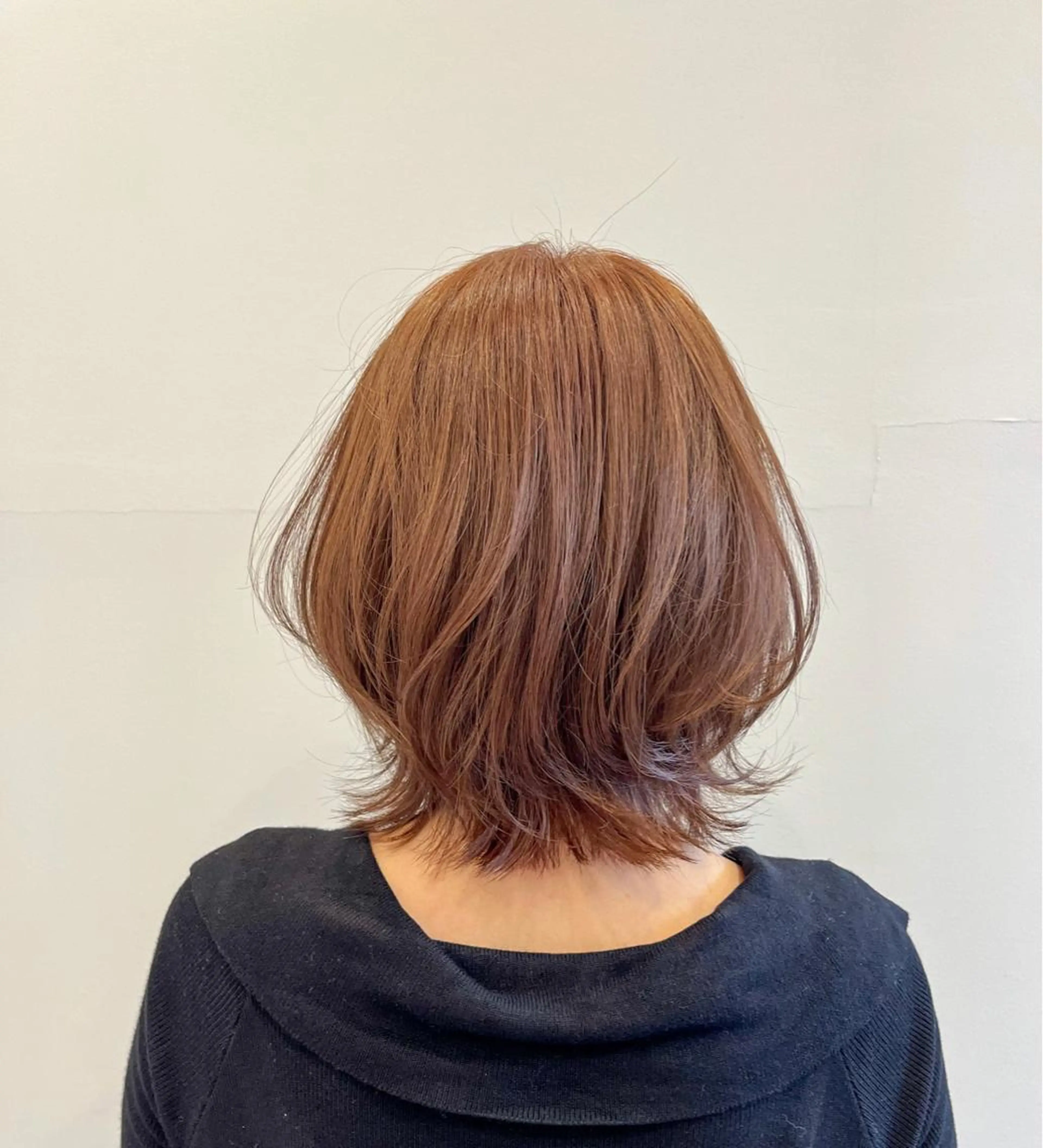 ミディアム ピンクブラウン haruka 🩶のヘアスタイル