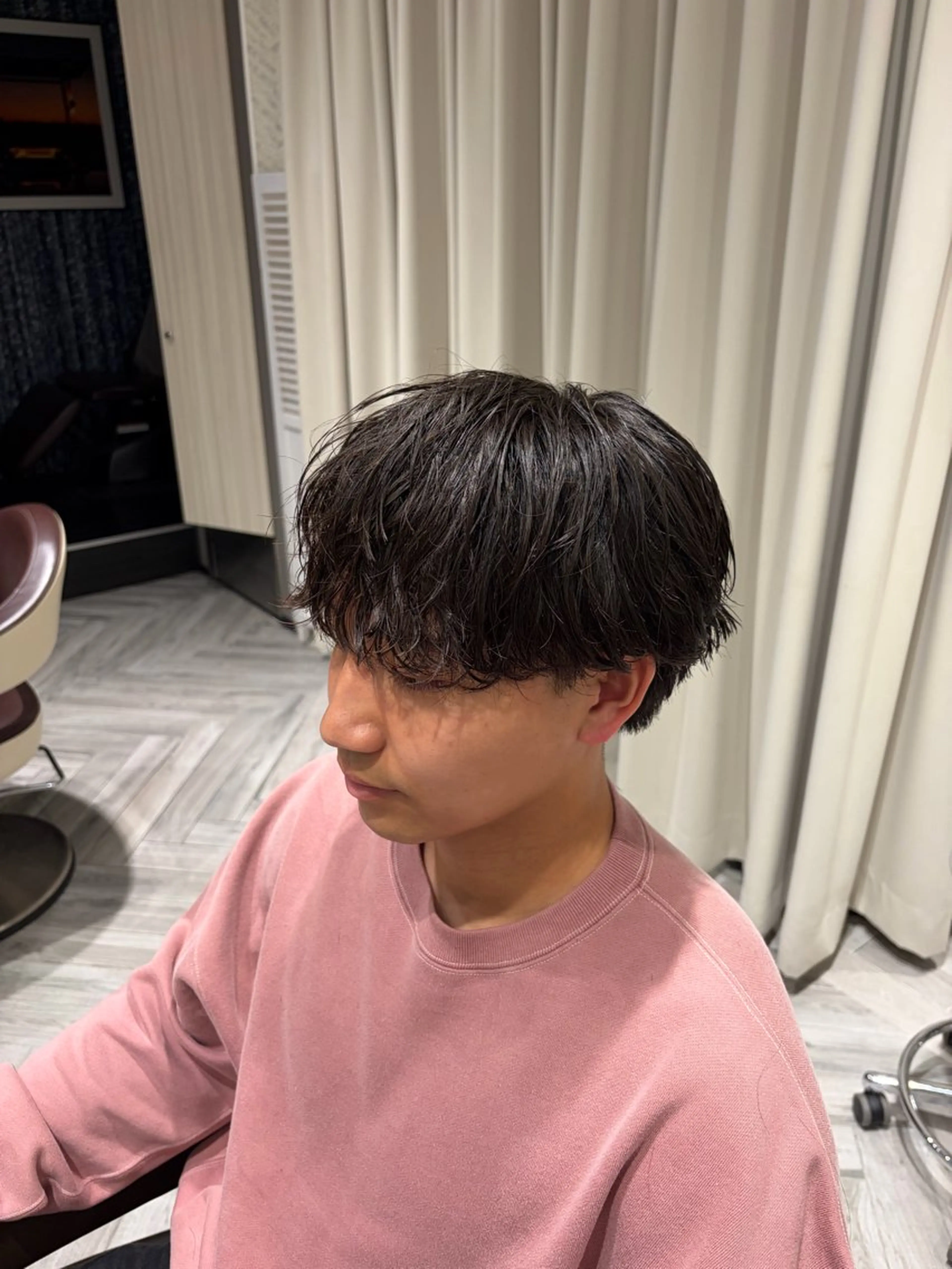 パーマ メンズ マッシュ ニュアンスパーマ カット パーマ 関内/メンズ専門/ パーマ推し/菊池蒼大のヘアスタイル