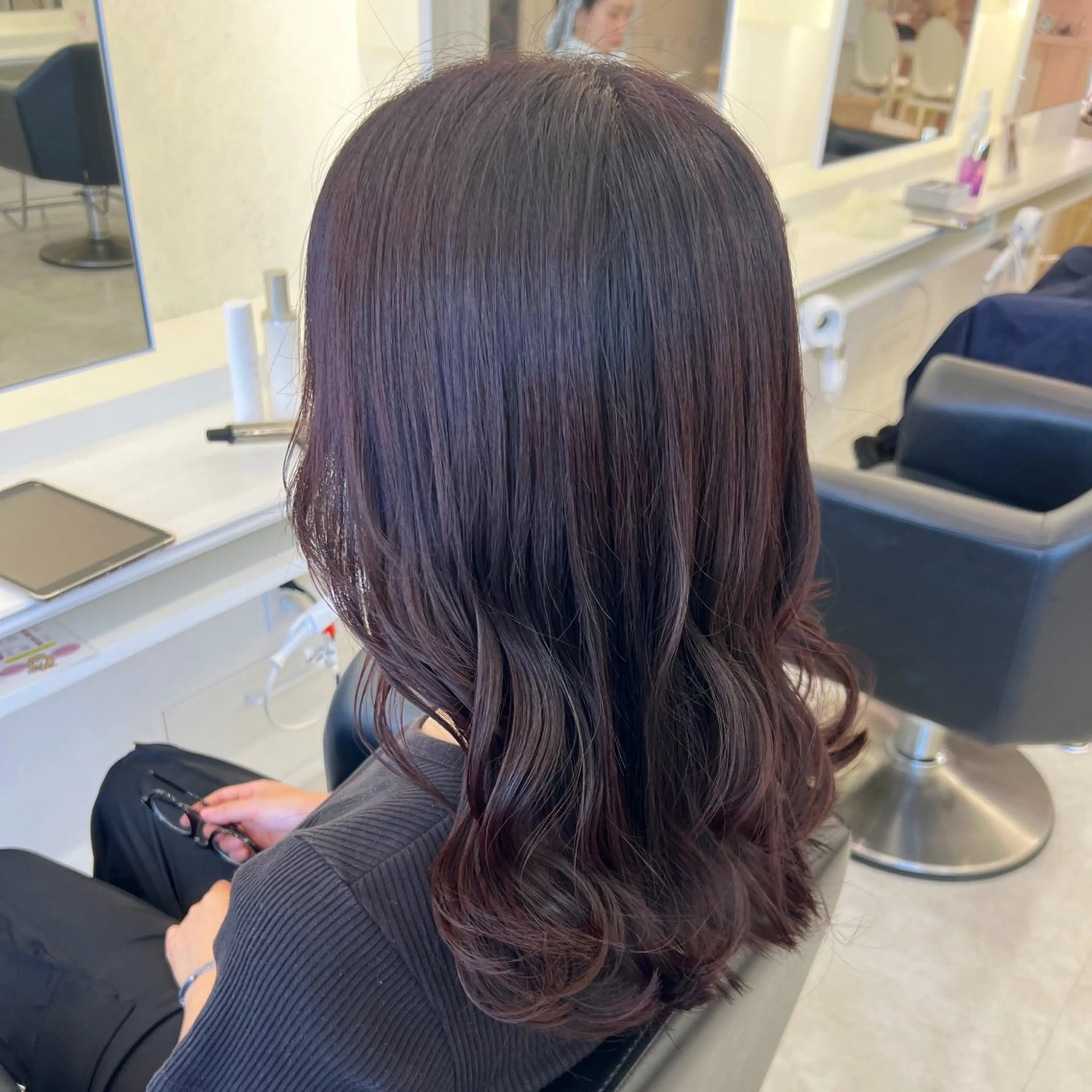 カラー ラベンダーカラー ParveMix 🐾鳥取彩花のヘアスタイル