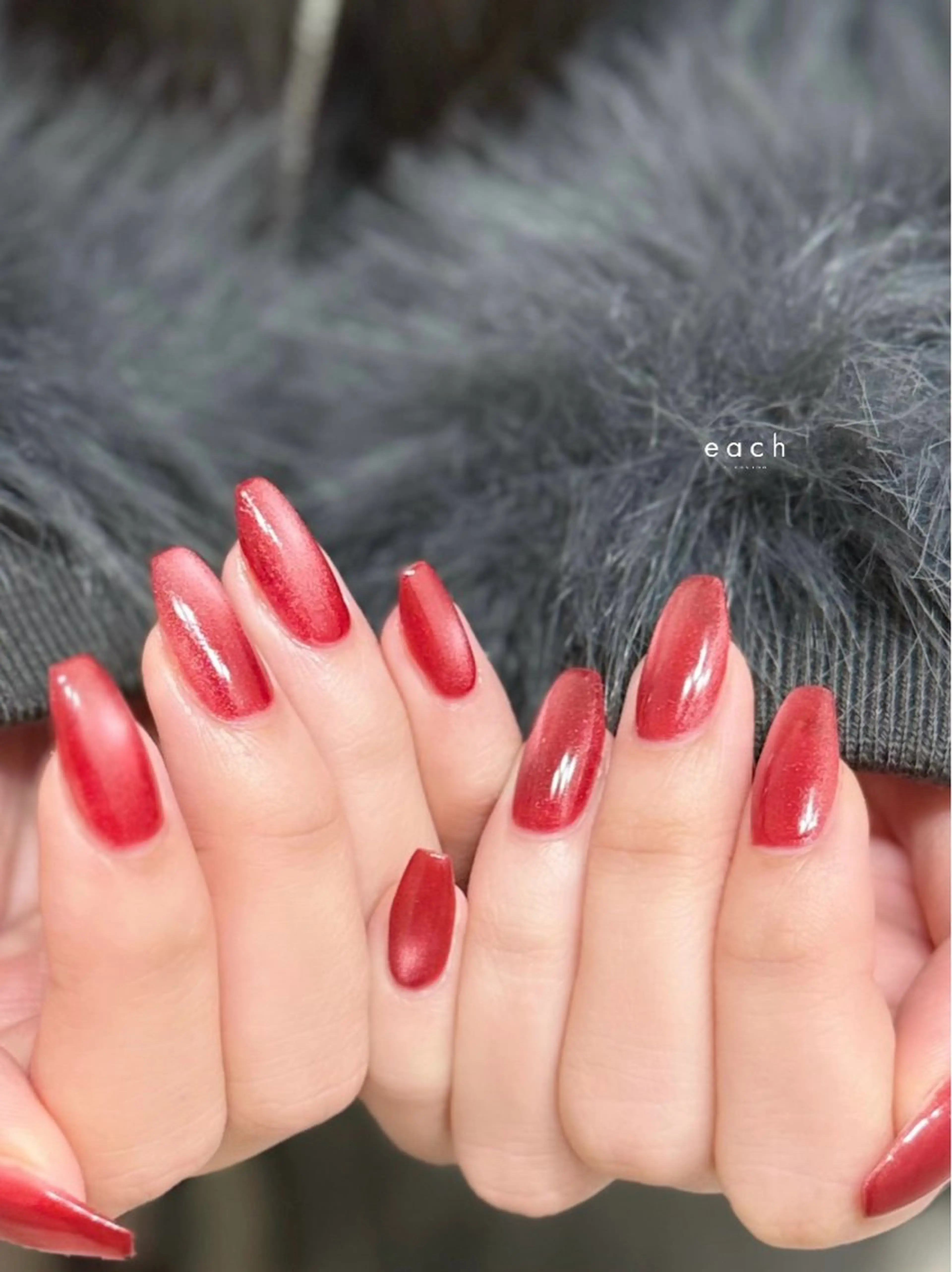 ネイル 冬ネイル クリスマス ハンドネイル each kiyokaのネイルデザイン