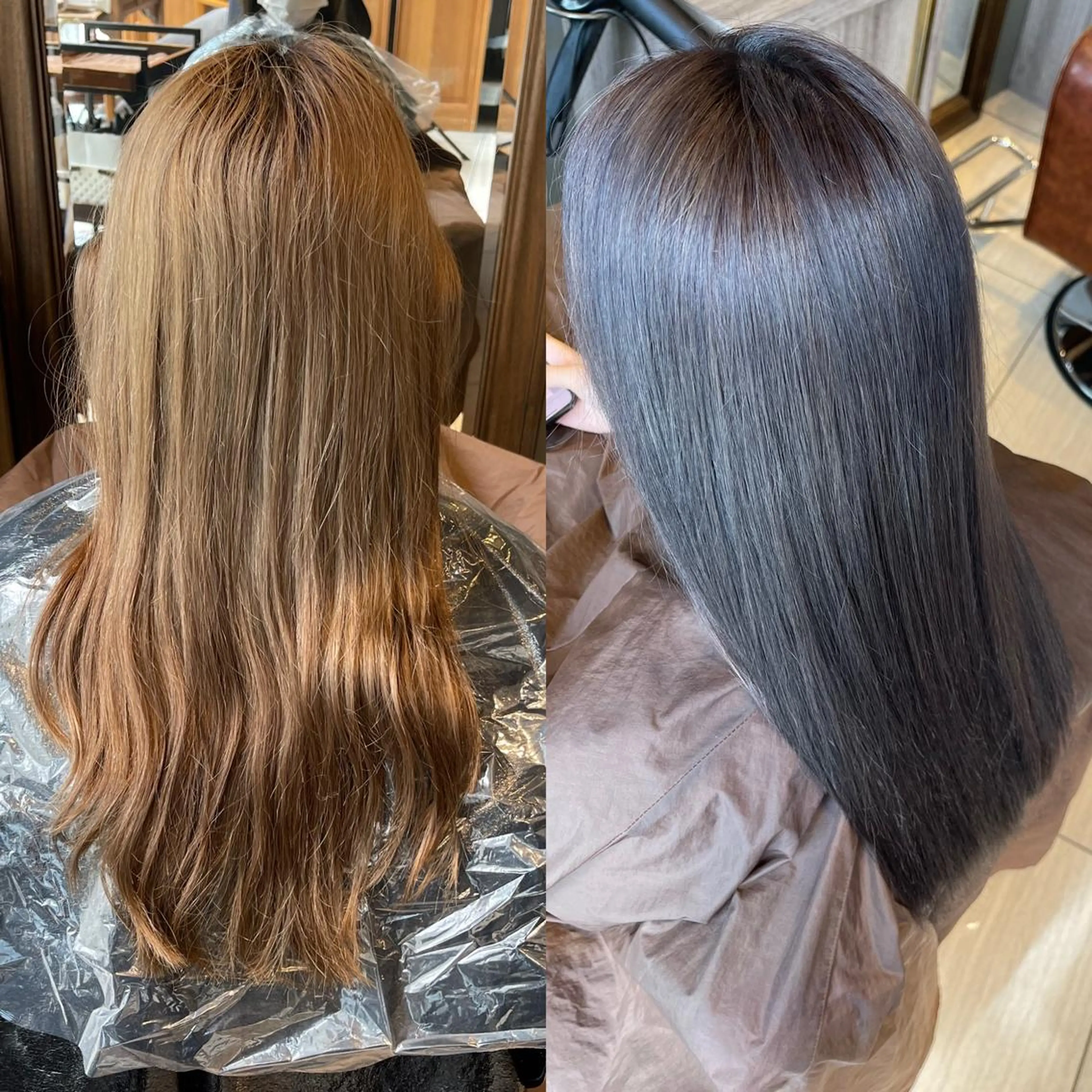 ロング カット ヘアカラー トリートメント 艶カラー/艶髪矯正 LOANA鈴木のヘアスタイル