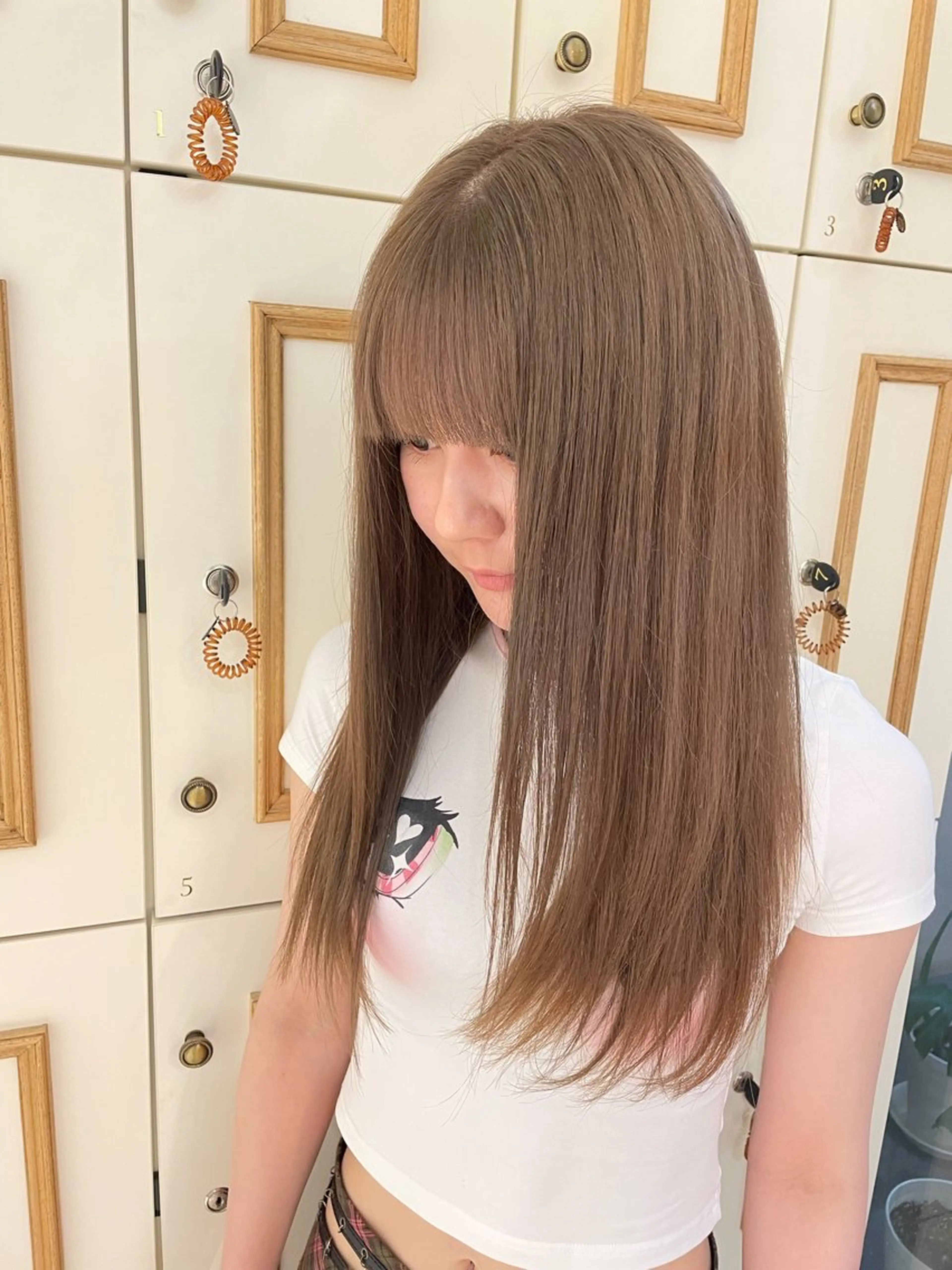 ロング スズキ マリのヘアスタイル