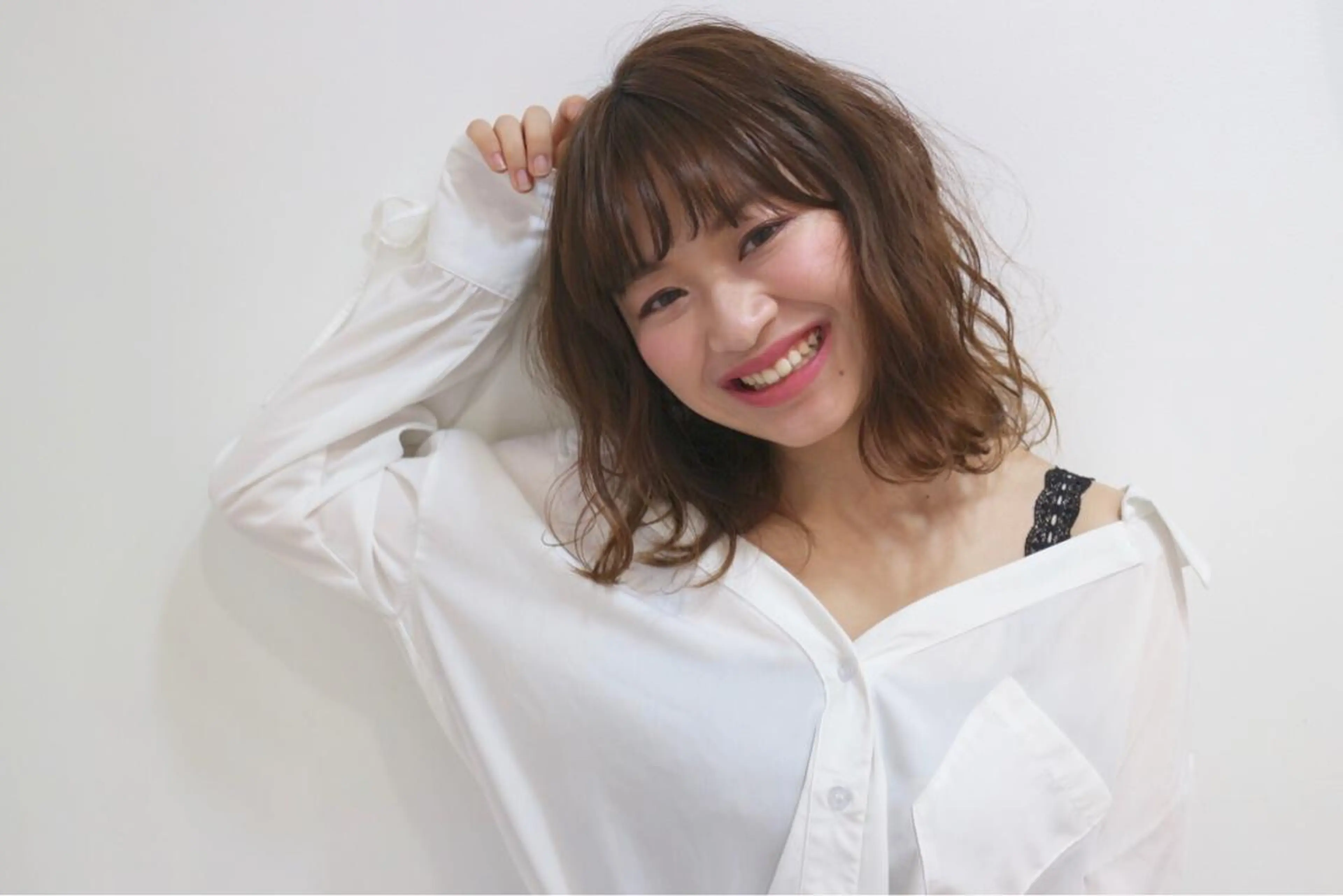 セミロング カラー pomie所属・倉持美雪 ＊幸せの伝導師＊のヘアスタイル