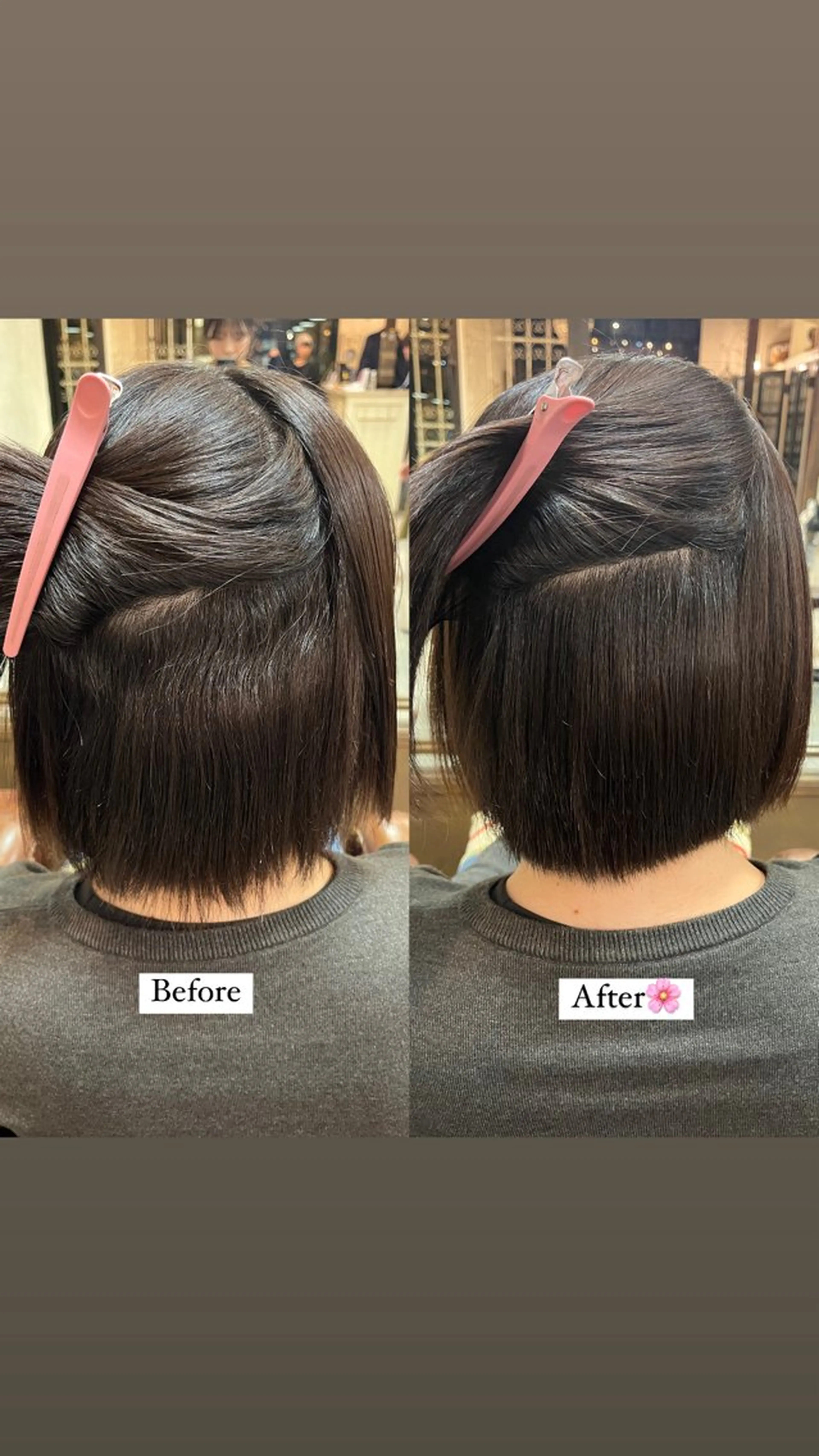 ミディアム Belle 並木通り店所属・rena/ パーマ/カラーのヘアスタイル