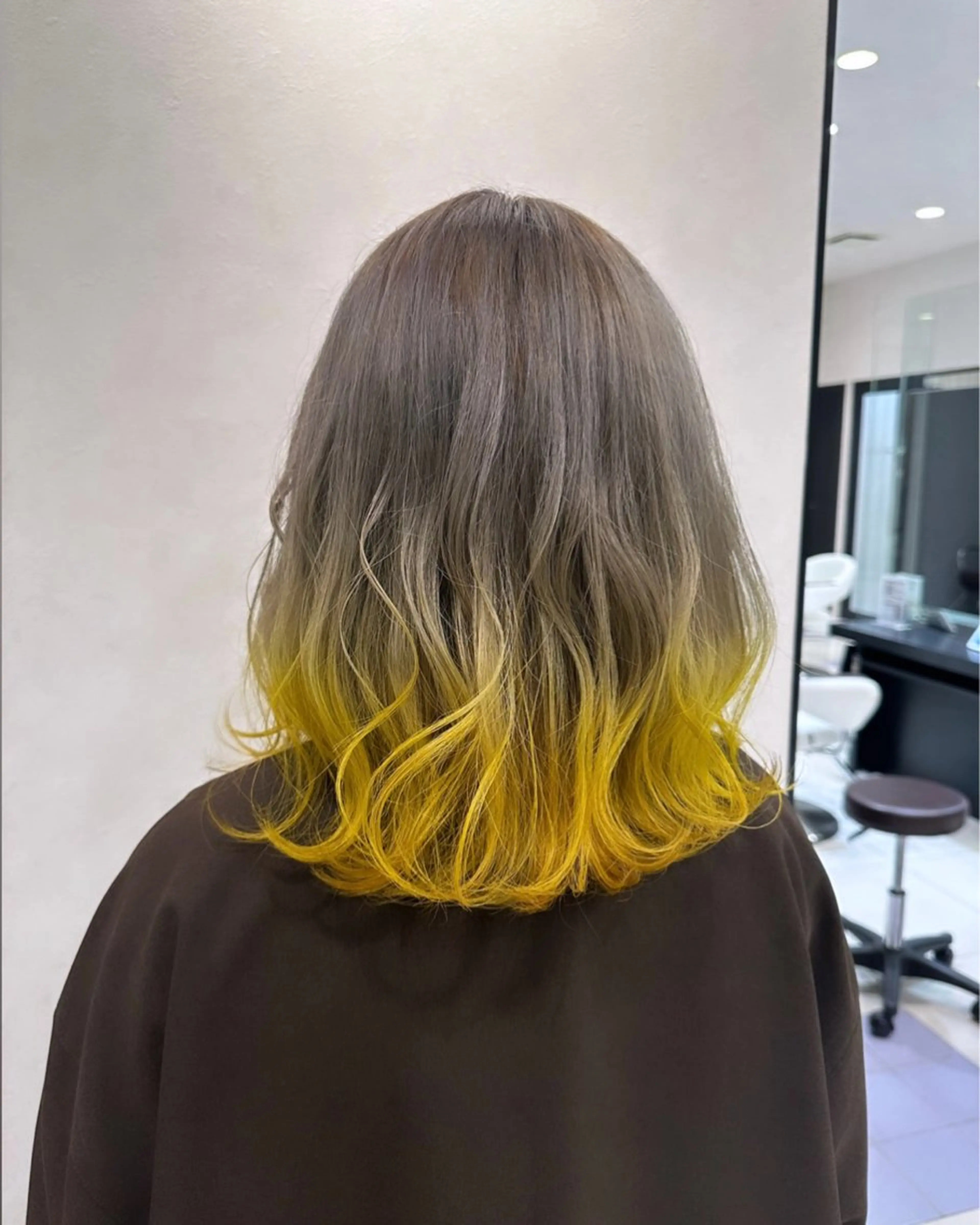 ミディアム hair＆makeEARTH前橋店所属・上村 菜月のヘアスタイル