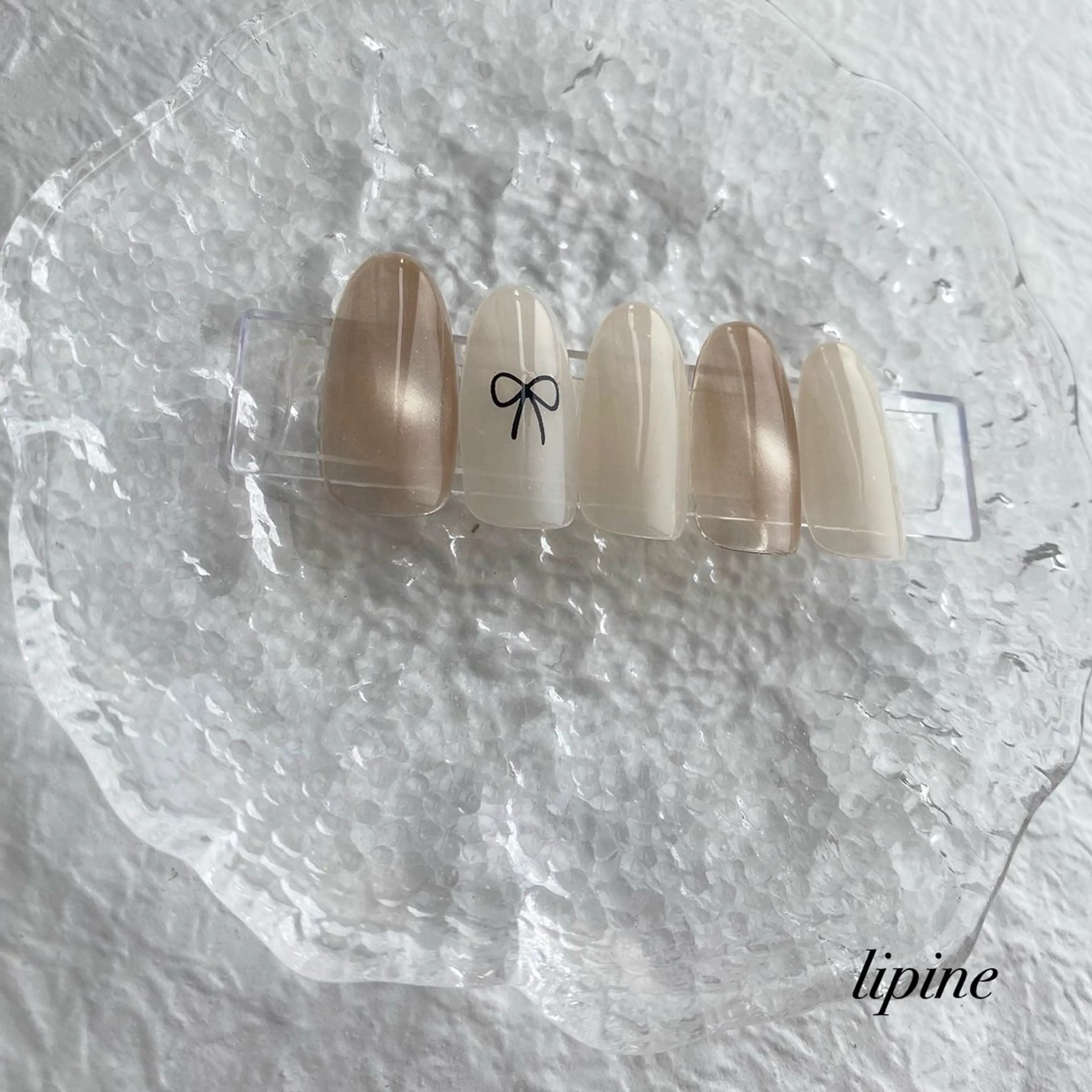 ネイル マグネットネイル ネイルサロン lipineのネイルデザイン