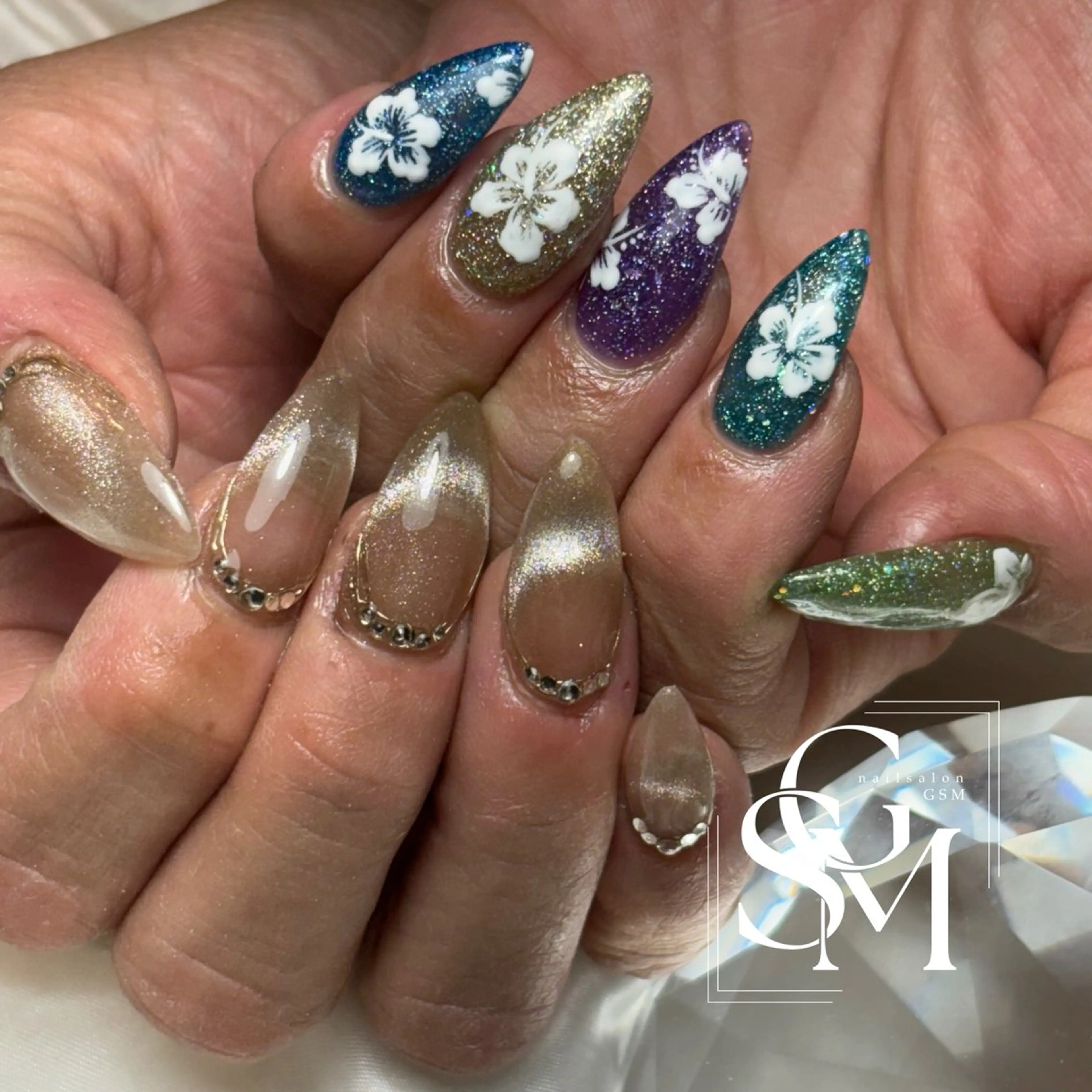 ネイル ハンドネイル nail salon GSMのネイルデザイン