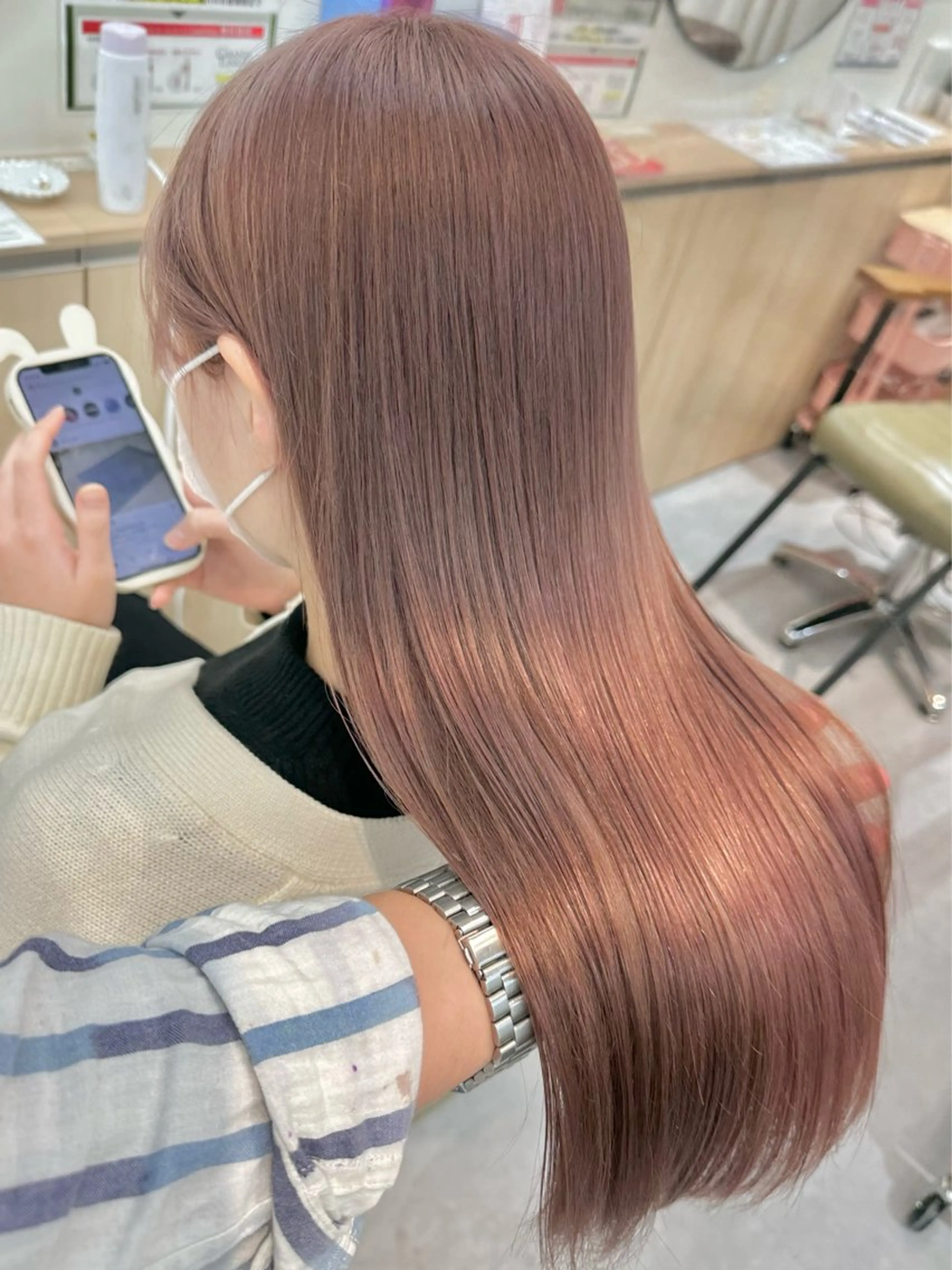 ロング カラー パーマ 縮毛矯正 ヘアカラー トリートメント ヘアセット 💘カラー特化美容師 尾崎拓己のヘアスタイル