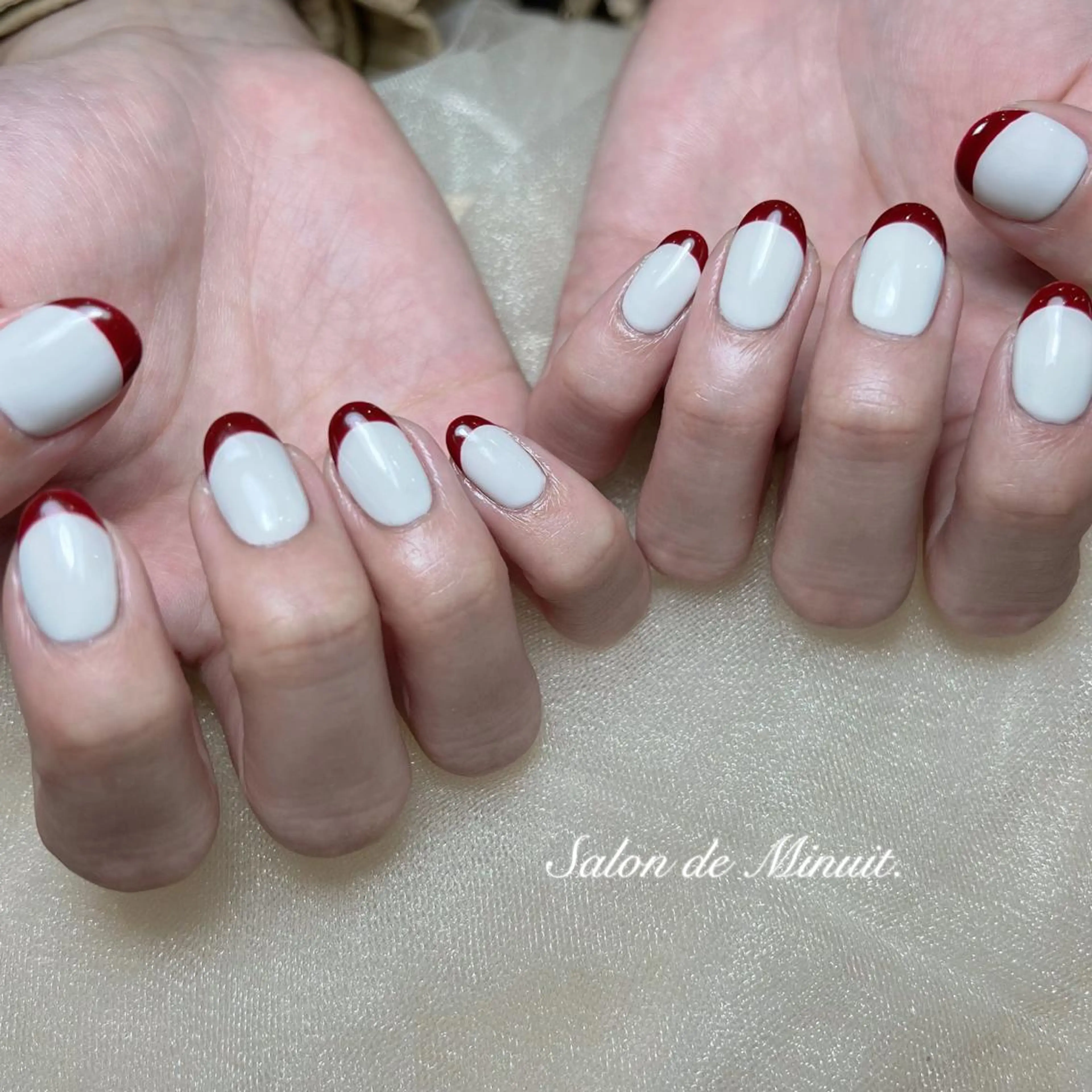【Hand】 カラーフレンチ(色2個まで)5800の写真