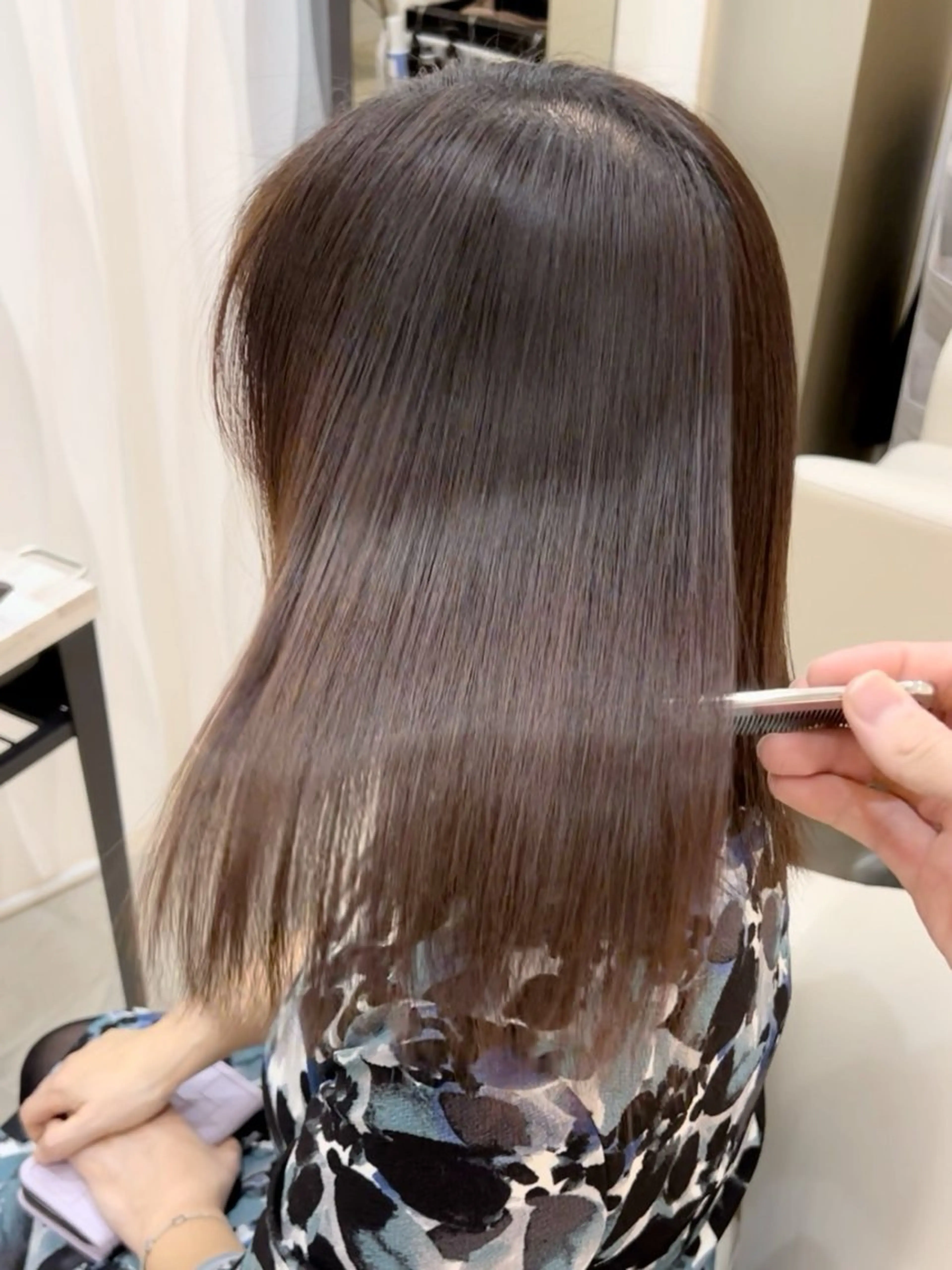 ショート パーマ 縮毛矯正 トリートメント 🌈髪質改善特化🌈 縮毛矯正/原口純平のヘアスタイル