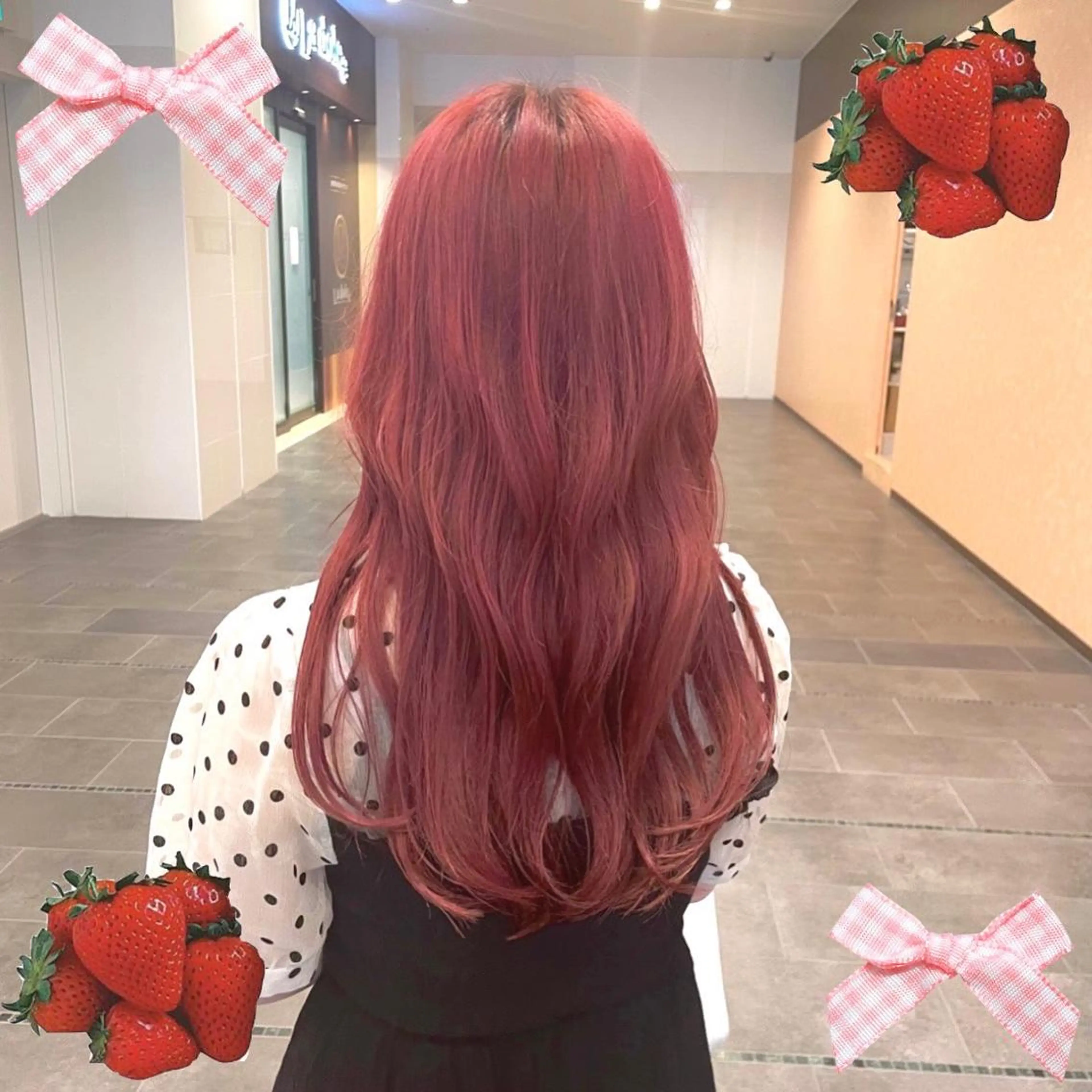 セミロング La Blessグランサロン梅田店所属・梅田美容室/ブリーチ なし/レイヤーカットのヘアスタイル