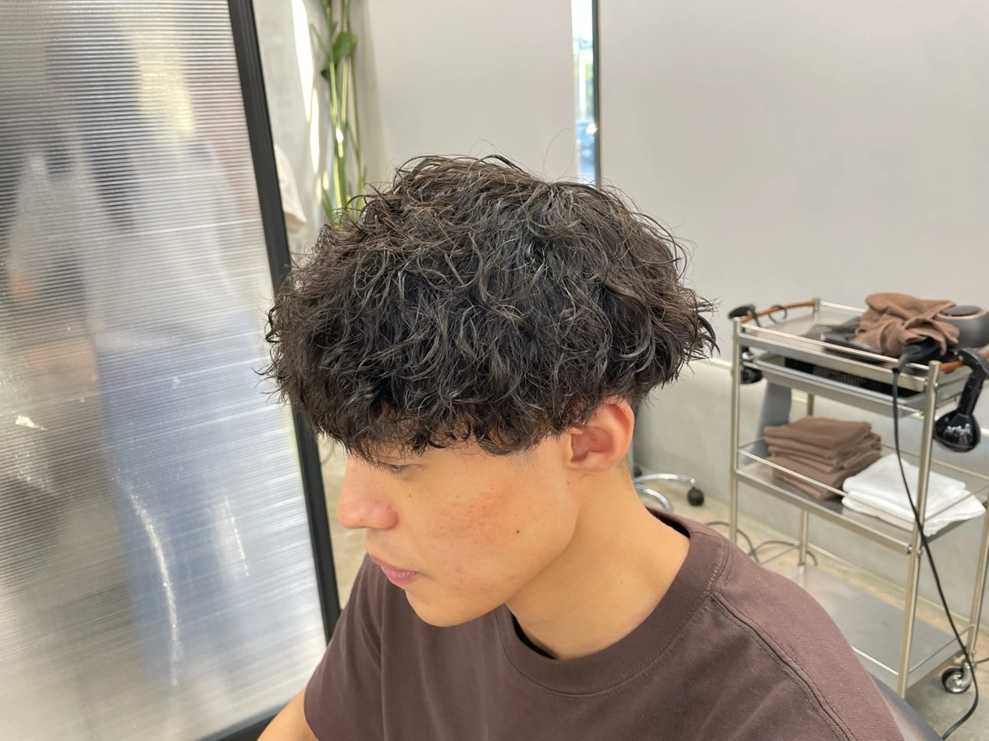 メンズ カット パーマ トリートメント メンズカット 🔥松本明日翔のヘアスタイル
