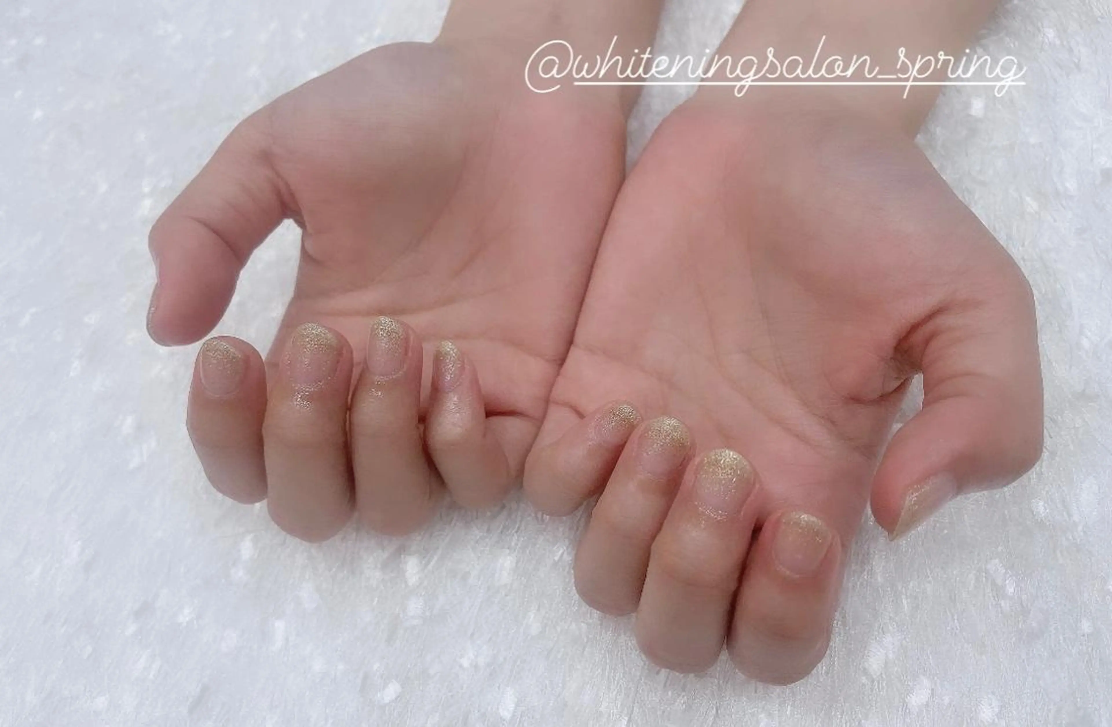 ネイル グラデーション ラメ(グリッター) ラメグラデーション Nakao Hitomiのネイルデザイン