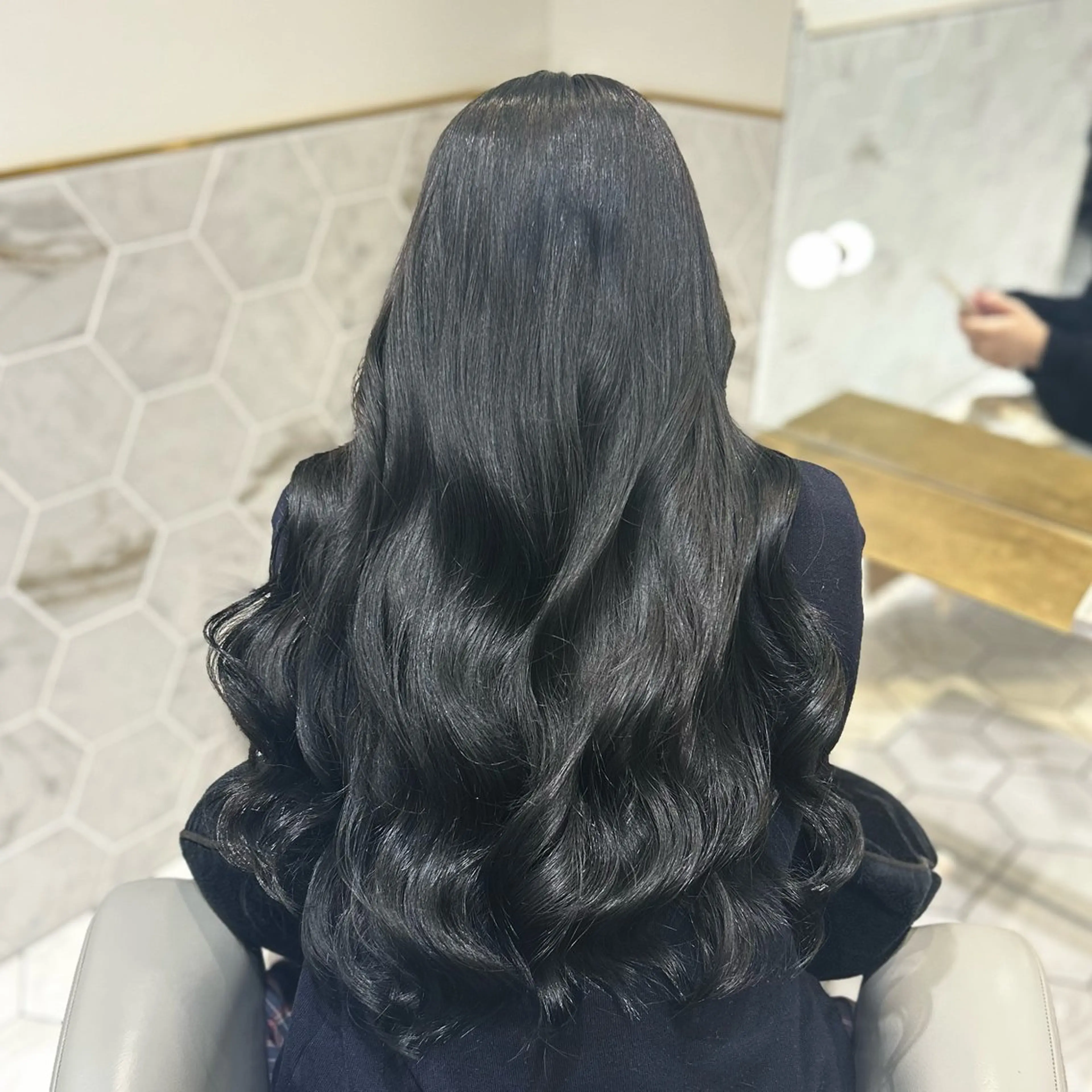 ロング カラー ヘアカラー costes 今井芽依のヘアスタイル