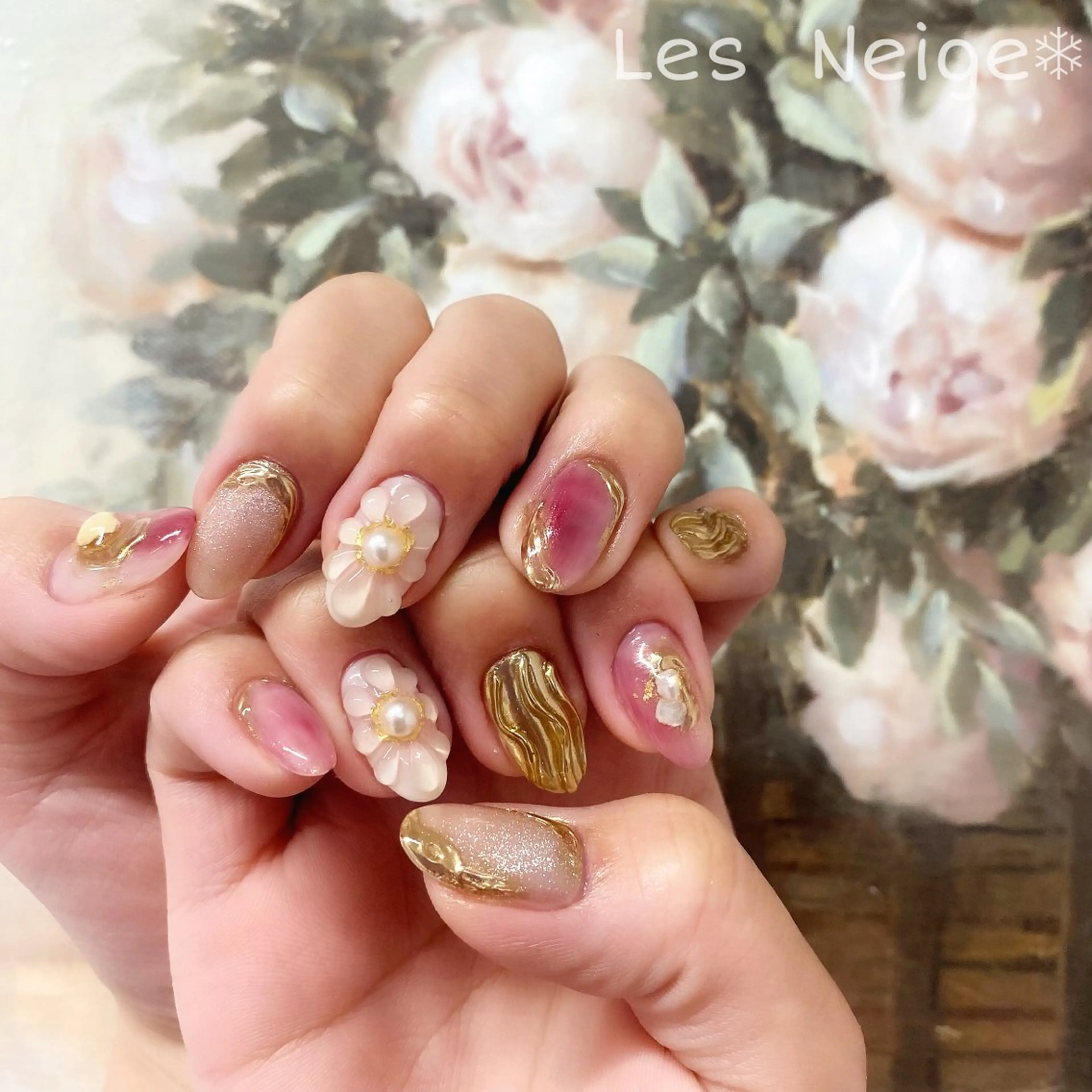 ネイル ハンドネイル Les Neige❄︎所属・Les Neigeのマツエク・マツパデザイン