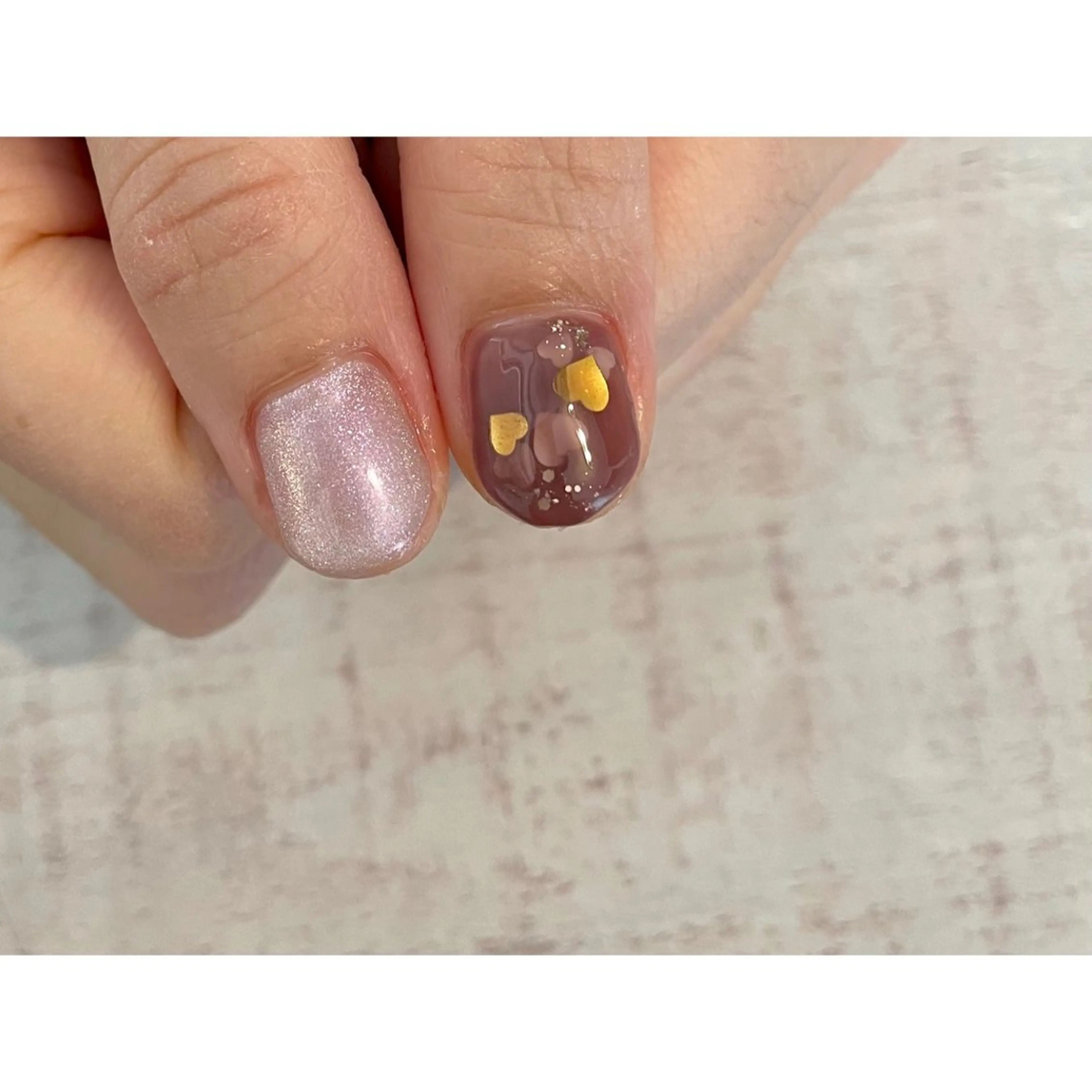 ネイル ハンドネイル 𖡼 yumenoのネイルデザイン