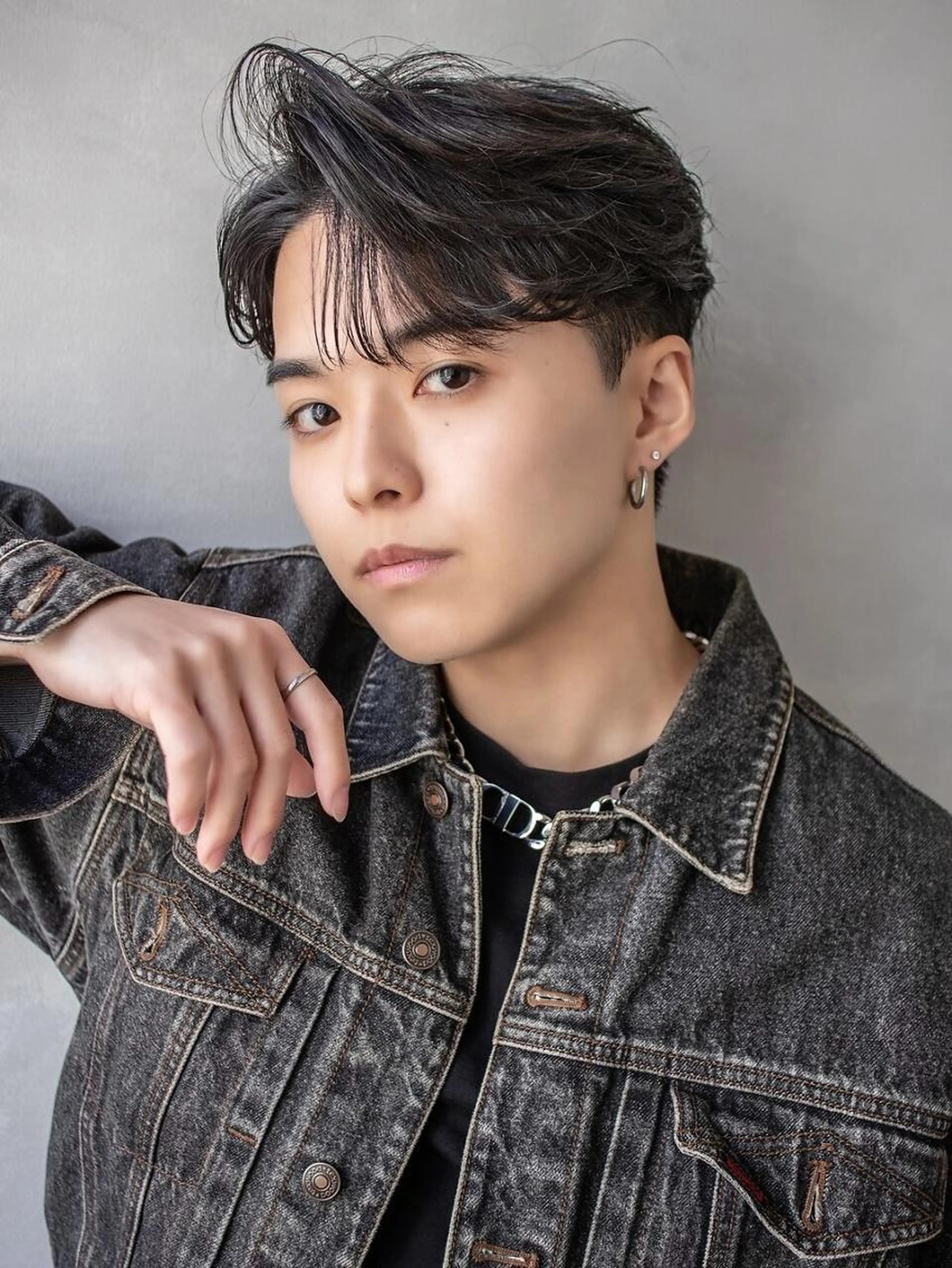 メンズカット+フェザーパーマ［メンズサロン/北千住駅］の写真