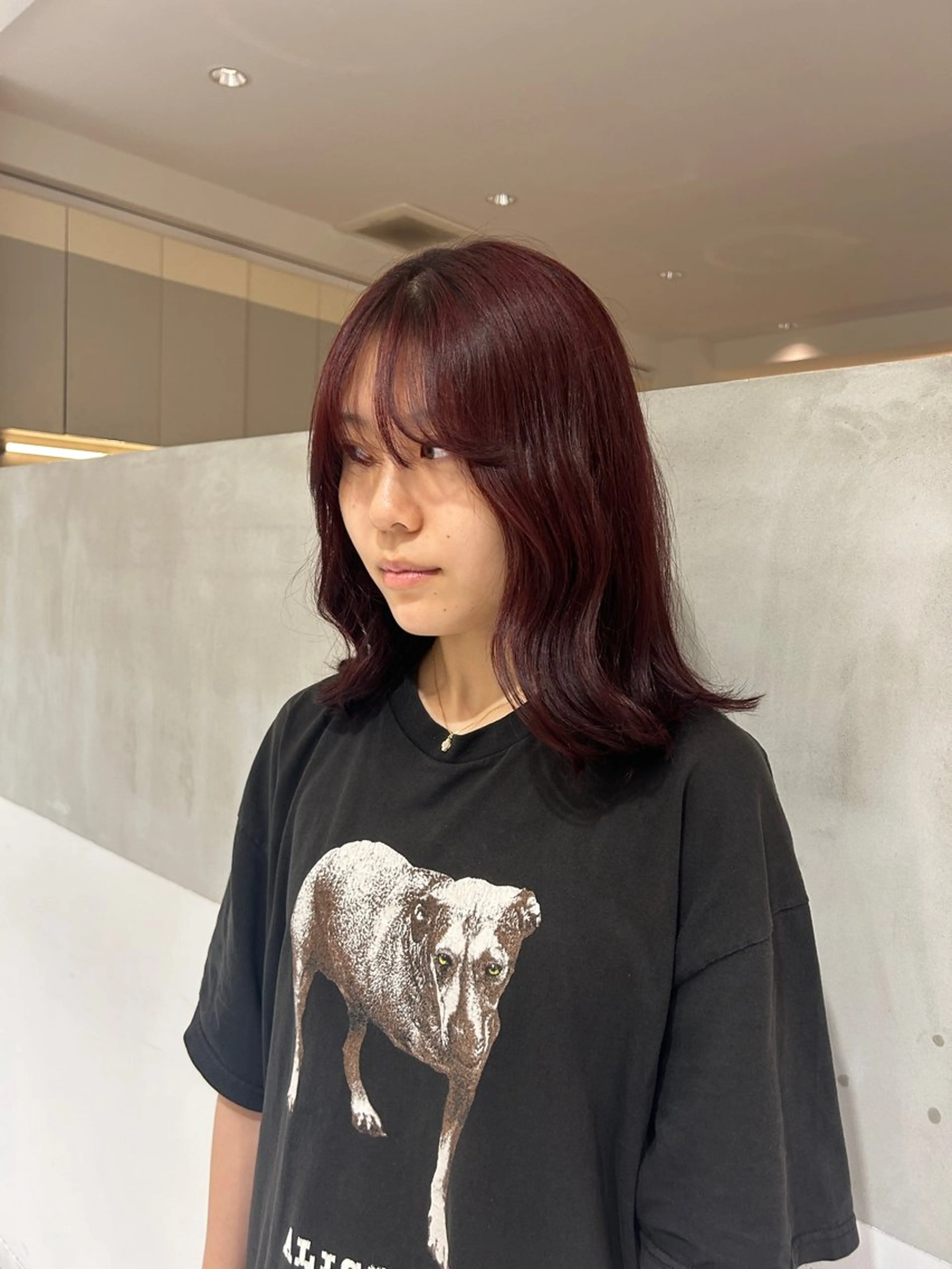 ミディアム ⠀アヤラ ⛓️似合わせカットのヘアスタイル