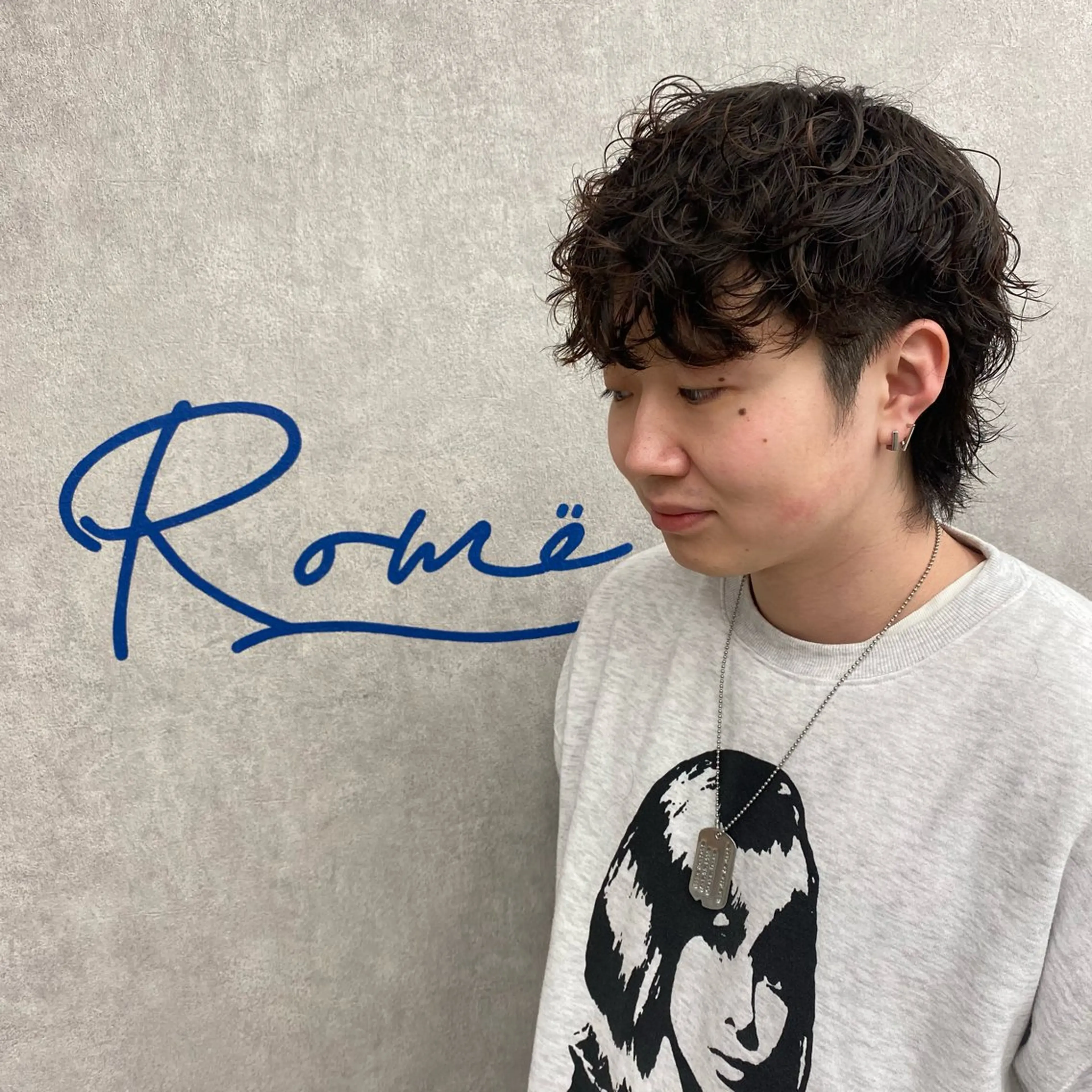 パーマ メンズ カット パーマ メンズサロンRomë 菜里のヘアスタイル