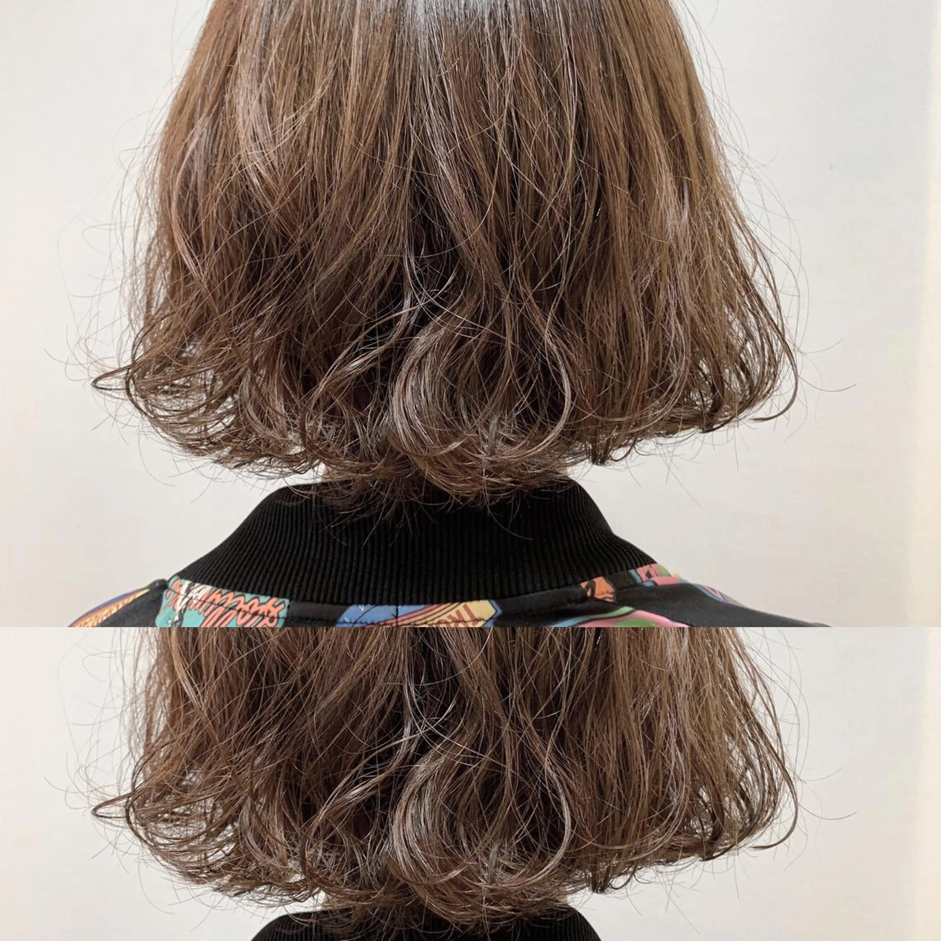 ミディアム パーマ box mico. mutsumiのヘアスタイル