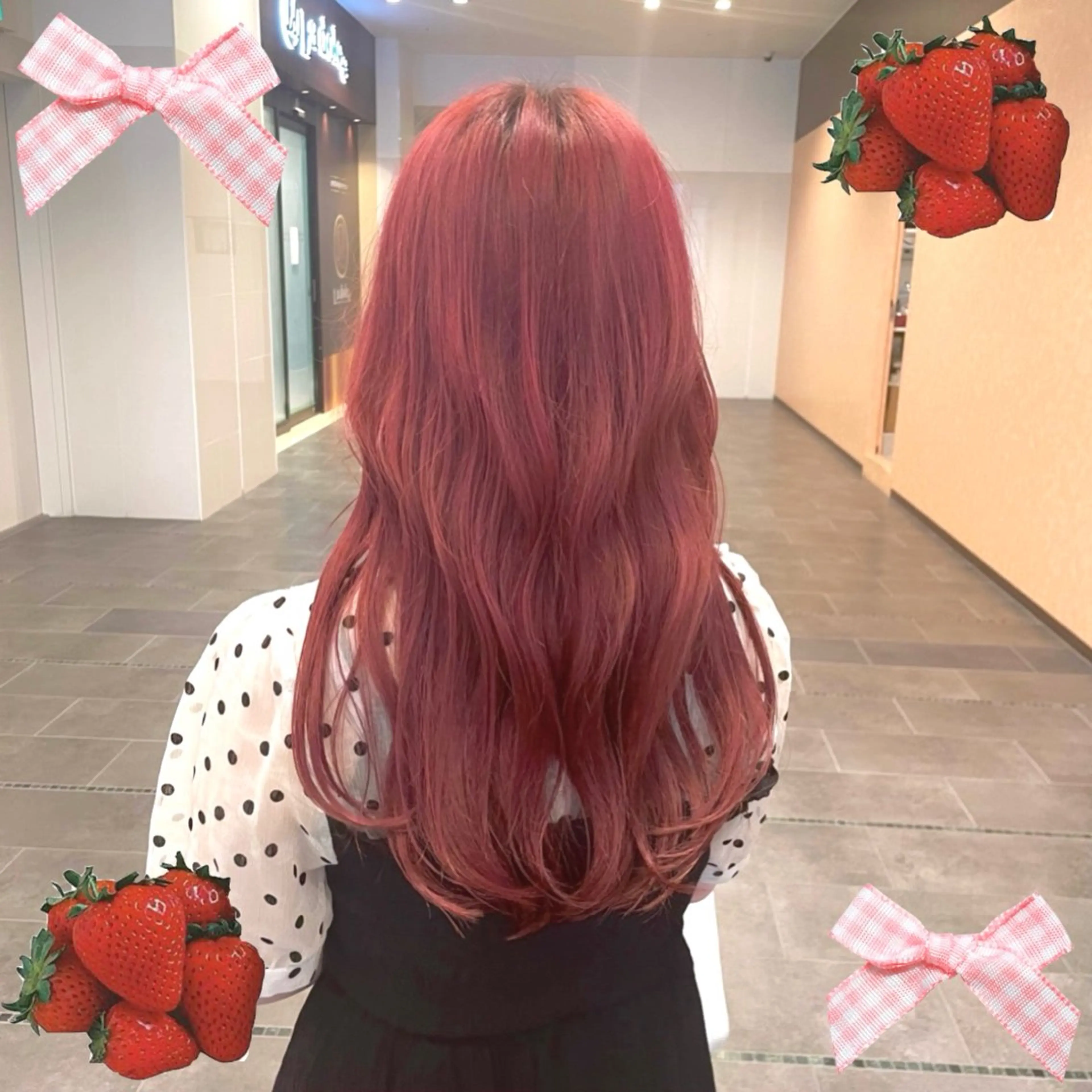 ロング 韓国風ヘア カット La Blessグランサロン梅田店所属・梅田美容室/ブリーチ なし/レイヤーカットのヘアスタイル