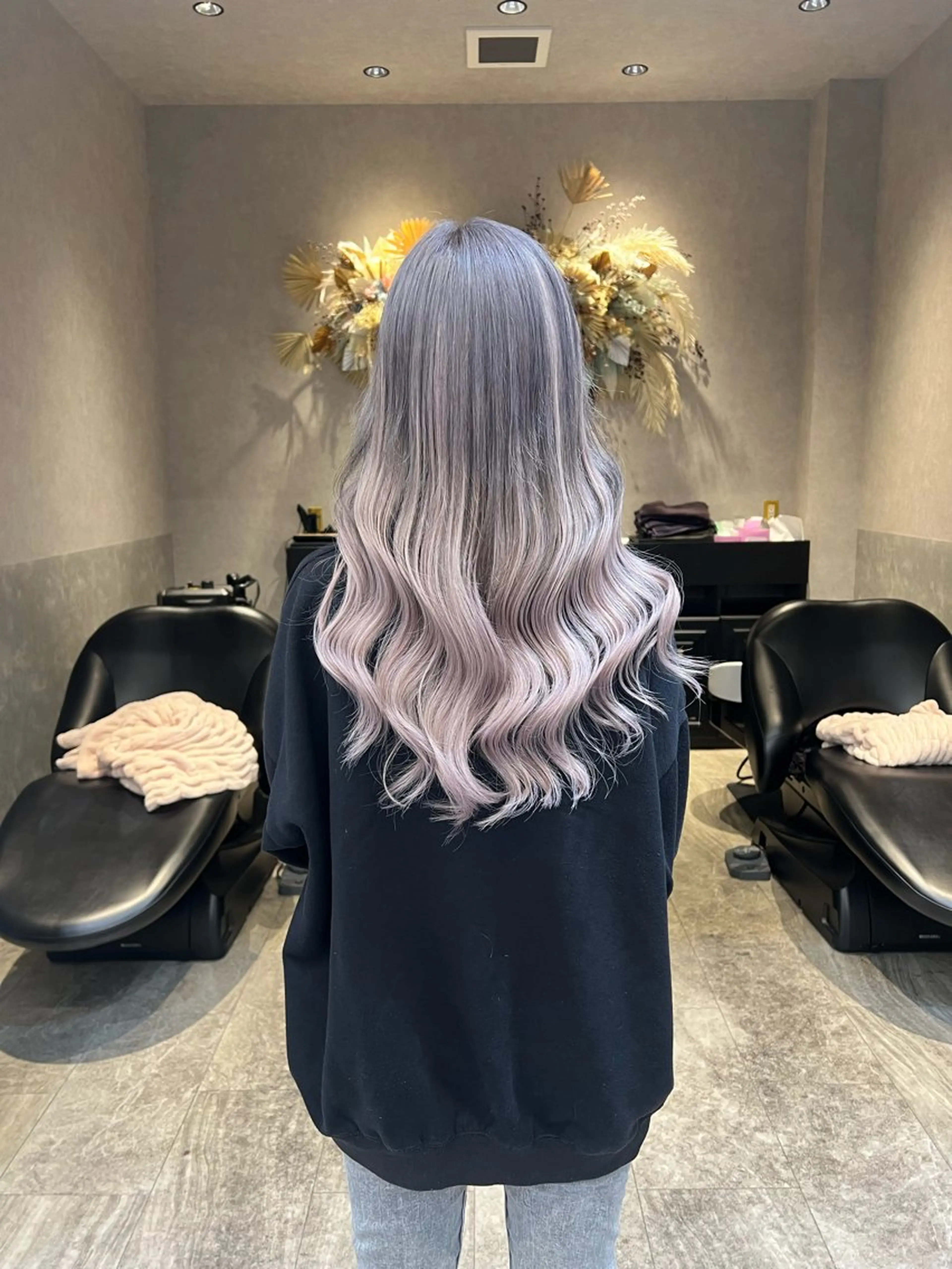 ロング カラー エクステ エクステ 🍒楓🍒北九州1 艶カラー作る人🎨のヘアスタイル