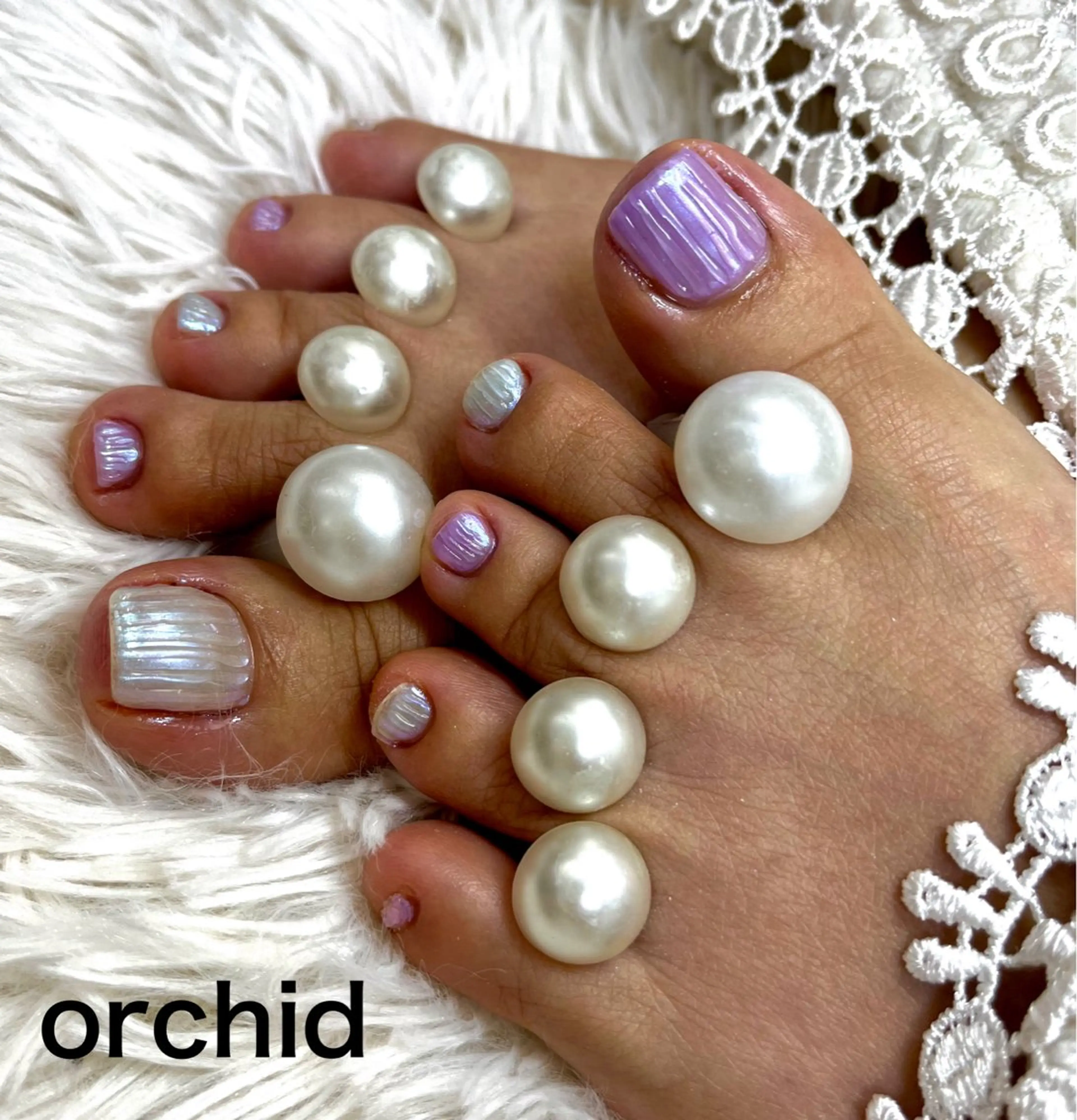 ネイル orchid ♡オーキッドのネイルデザイン