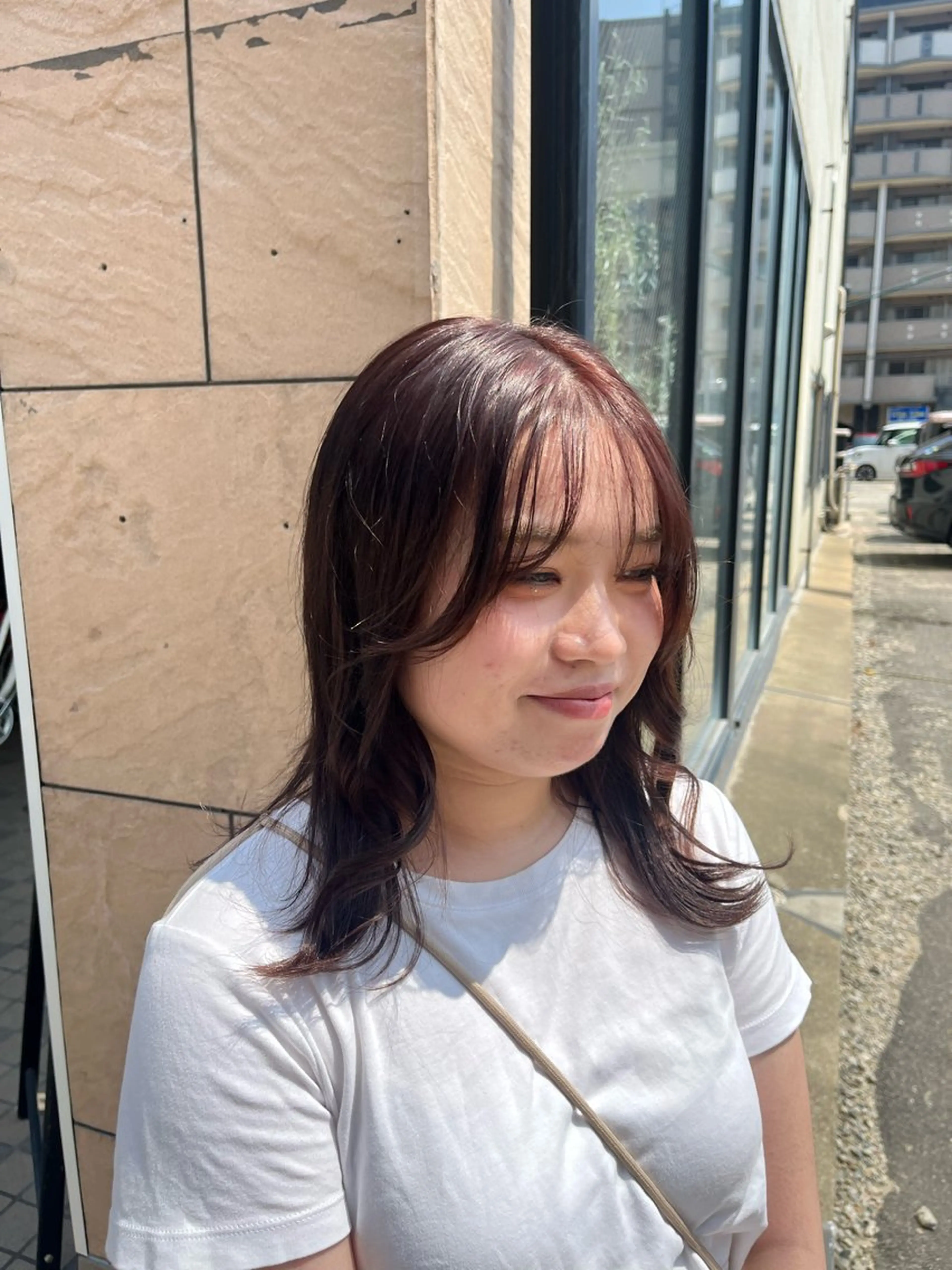 ミディアム カラー はるか/ CosyVelvetのヘアスタイル